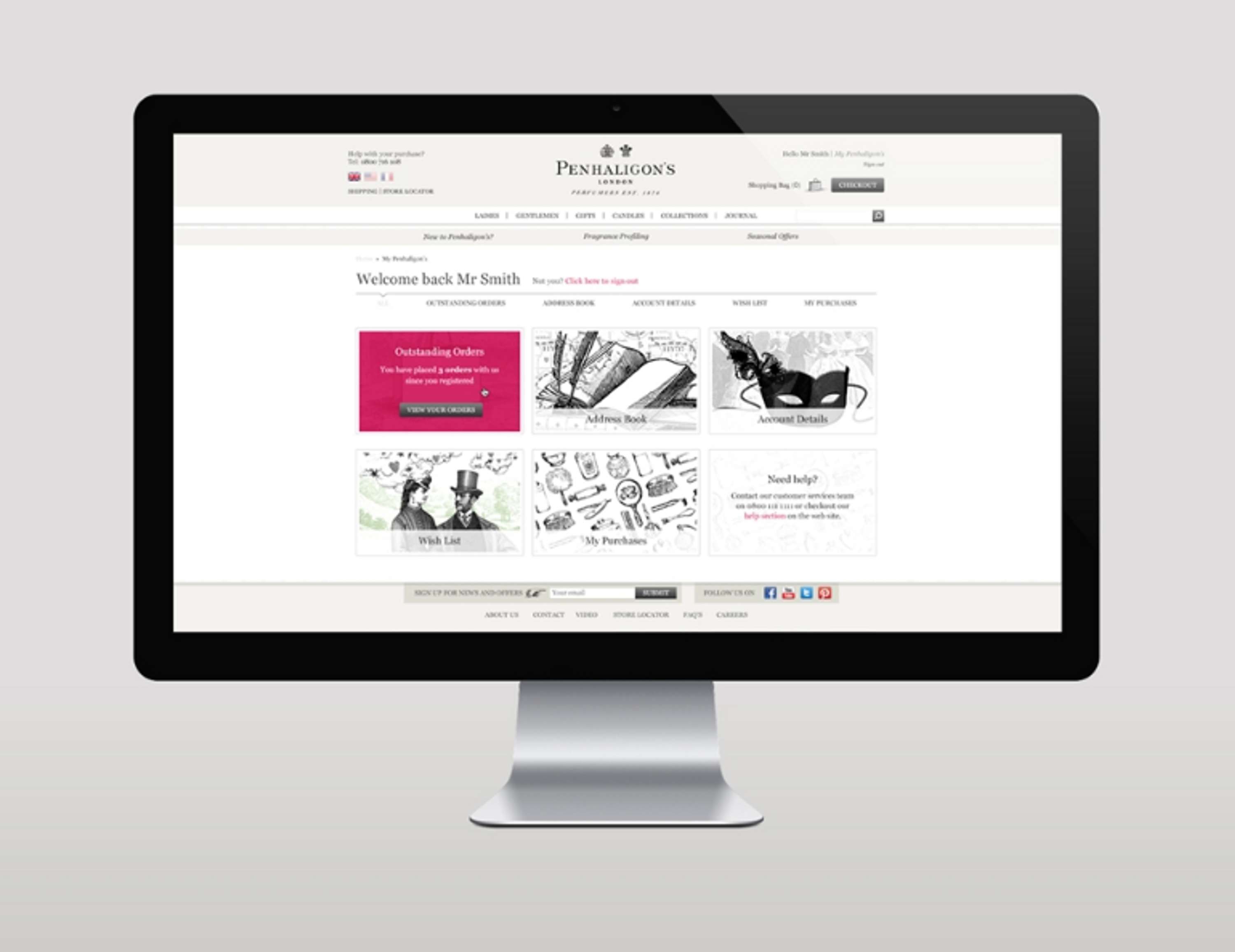 Penhaligon's | E-Commerce by Draw Group