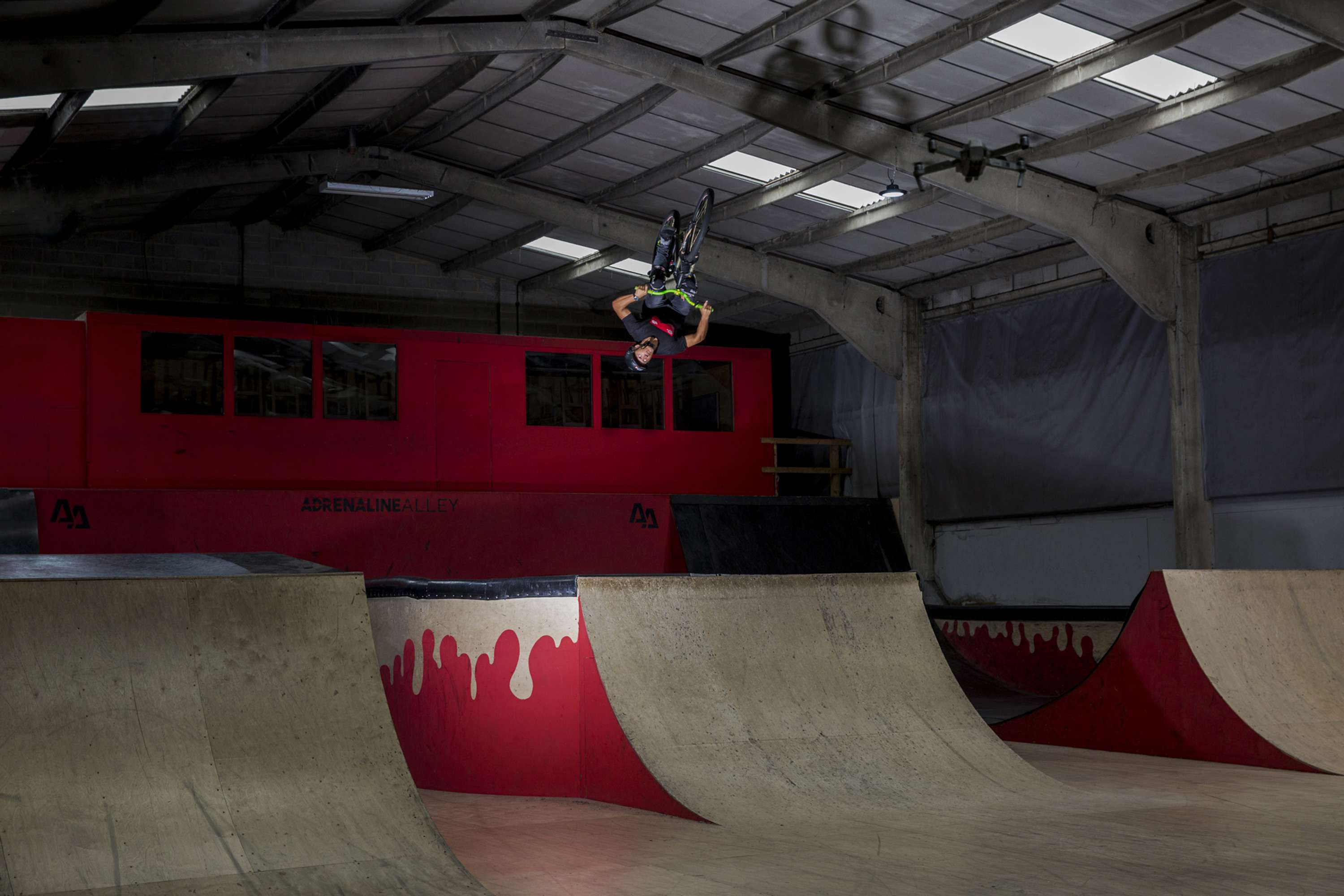 Xavier De Le Rue "Try It" backflip shot for Swatch by Sam Mellish