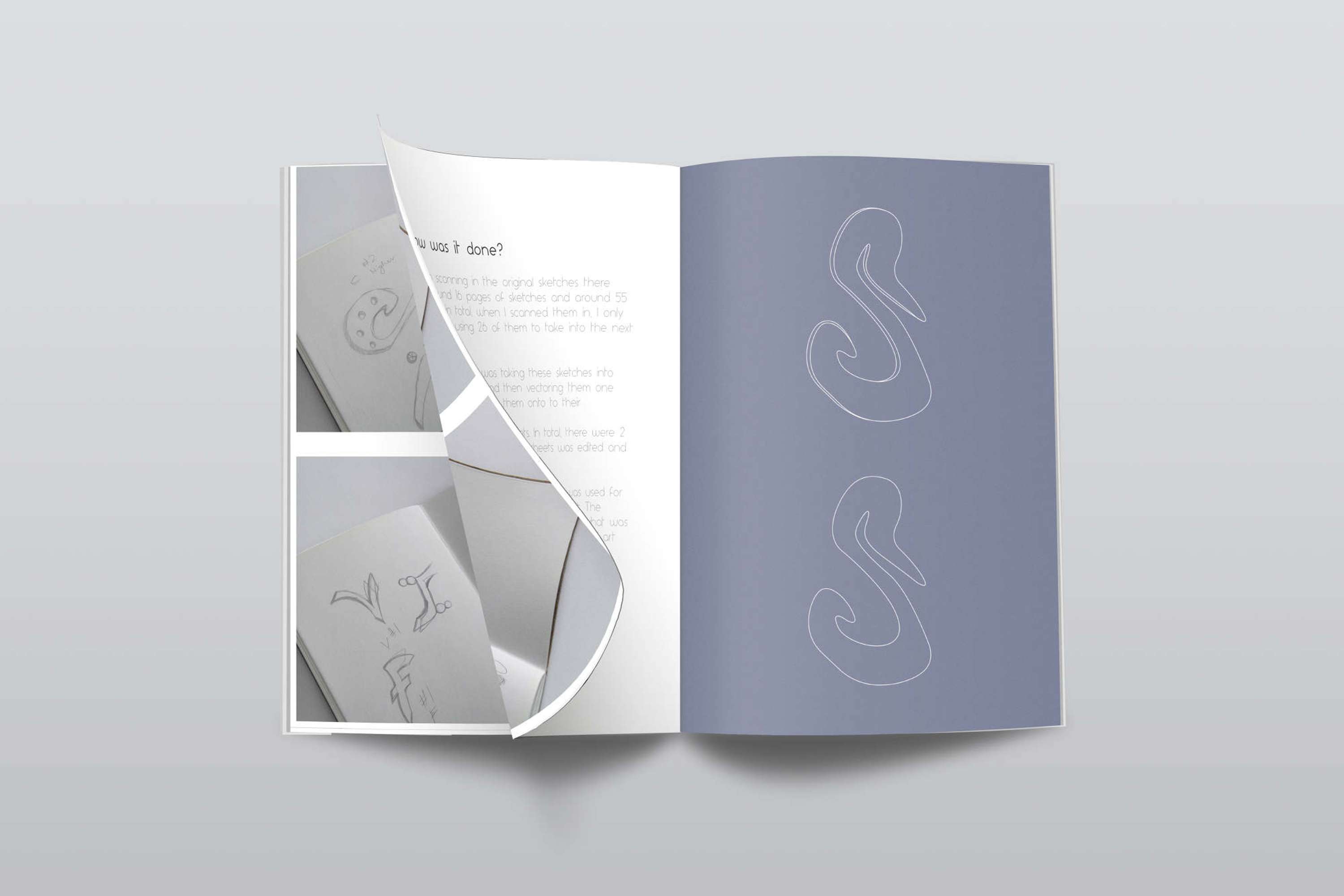 Experimental Typeface by Robert Evans