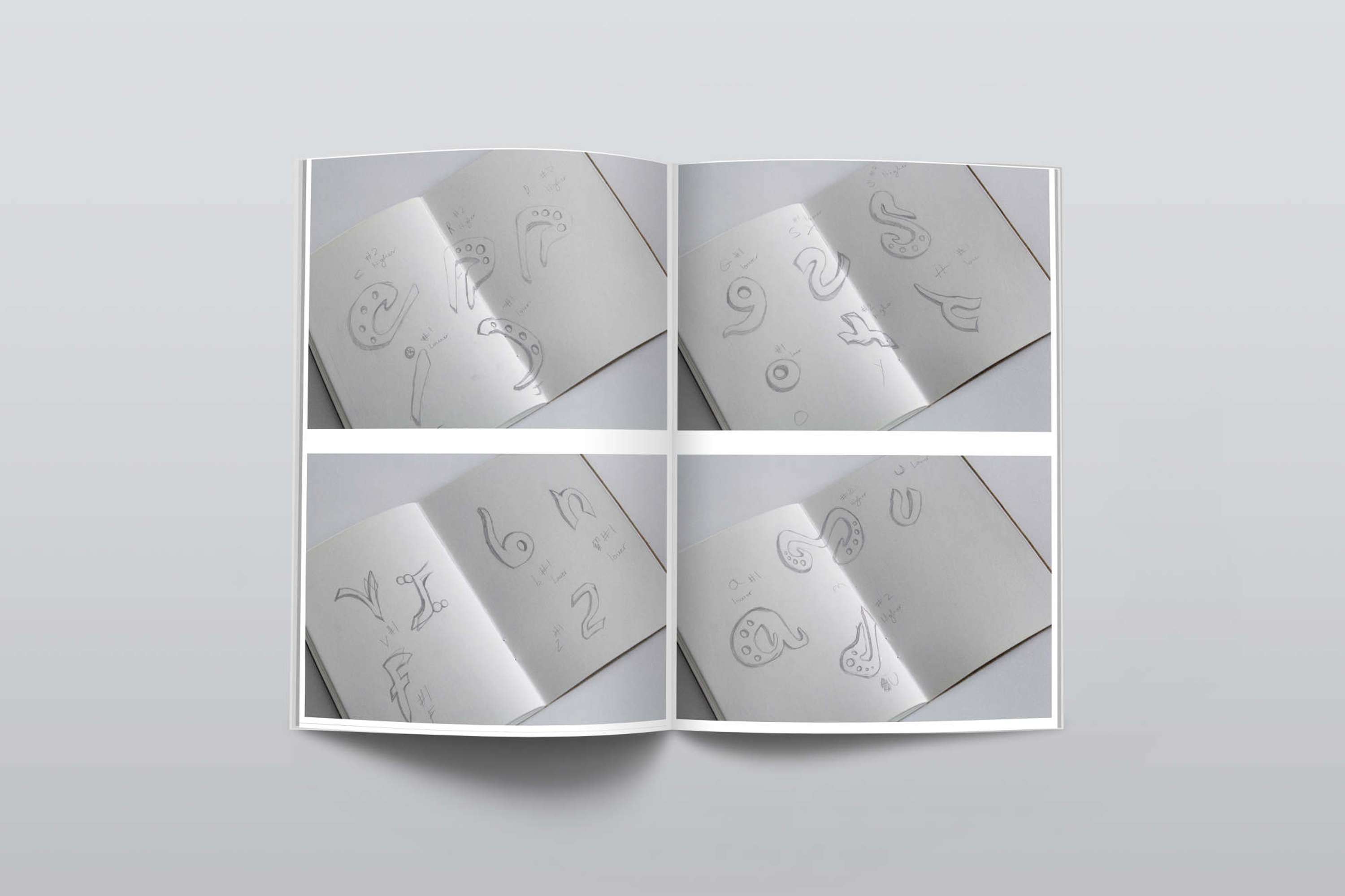 Experimental Typeface by Robert Evans