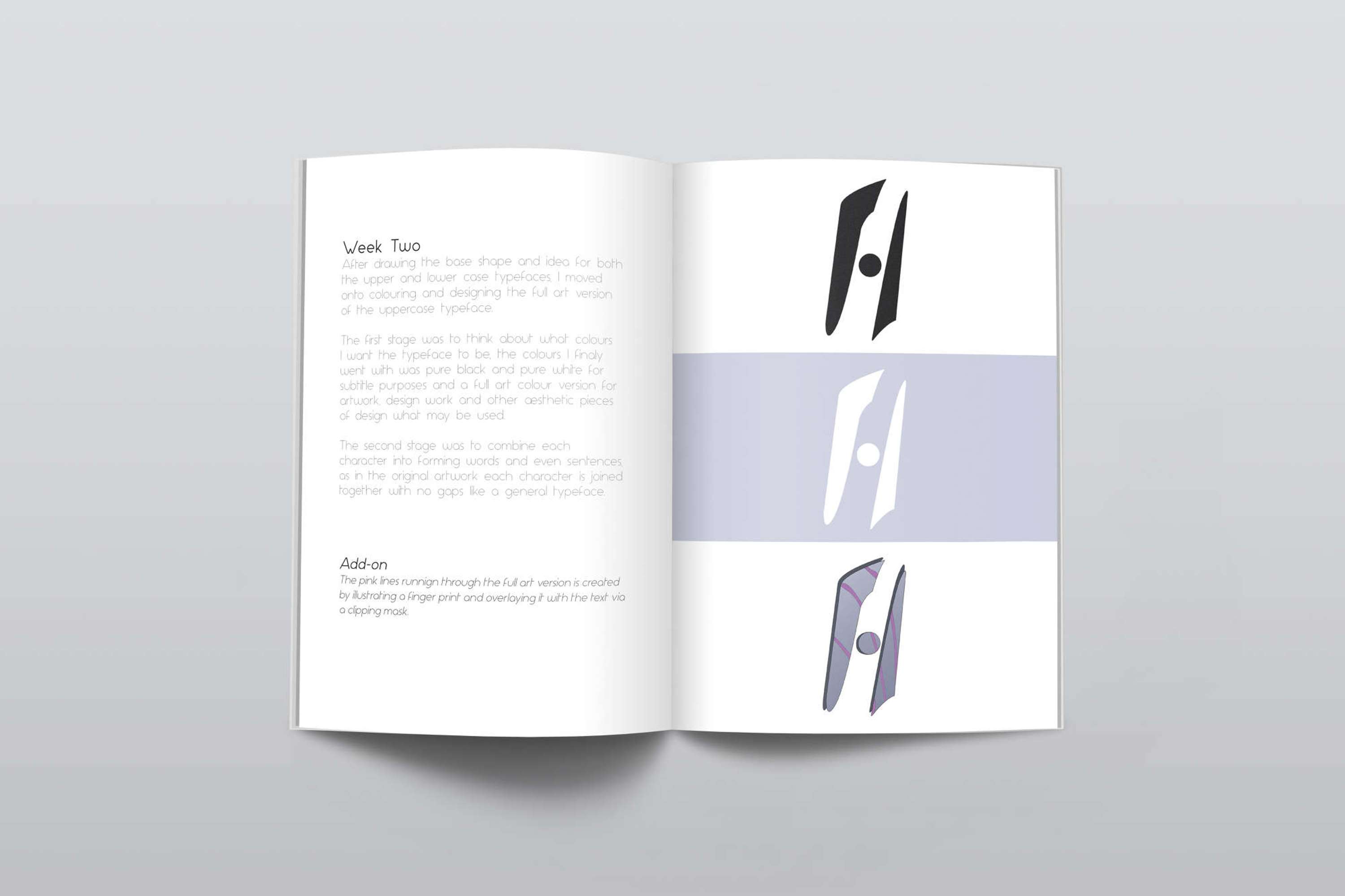 Experimental Typeface by Robert Evans