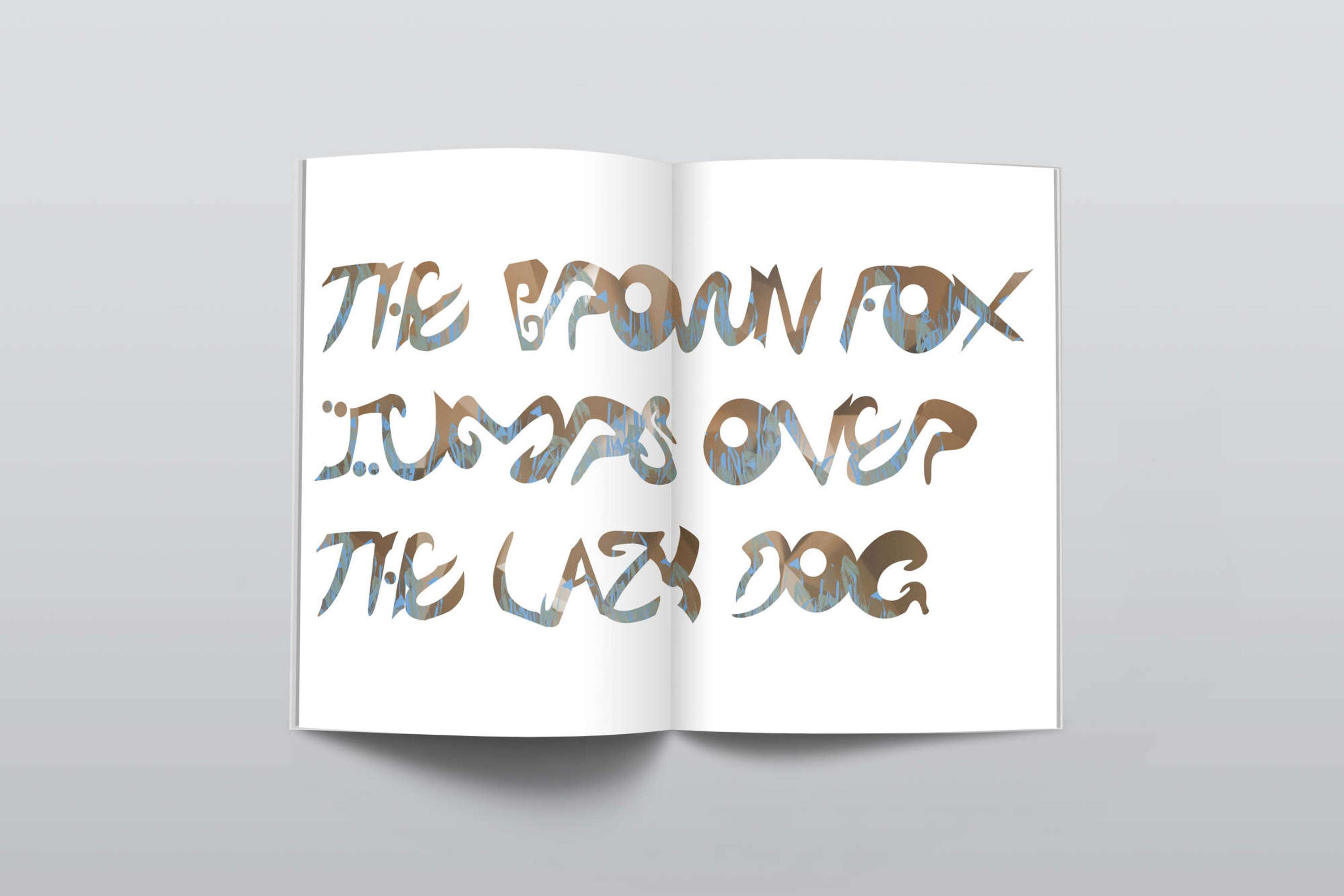 Experimental Typeface by Robert Evans