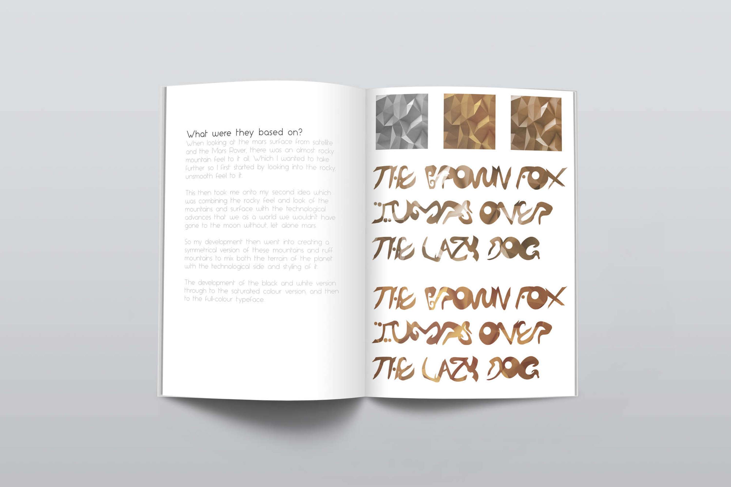 Experimental Typeface by Robert Evans