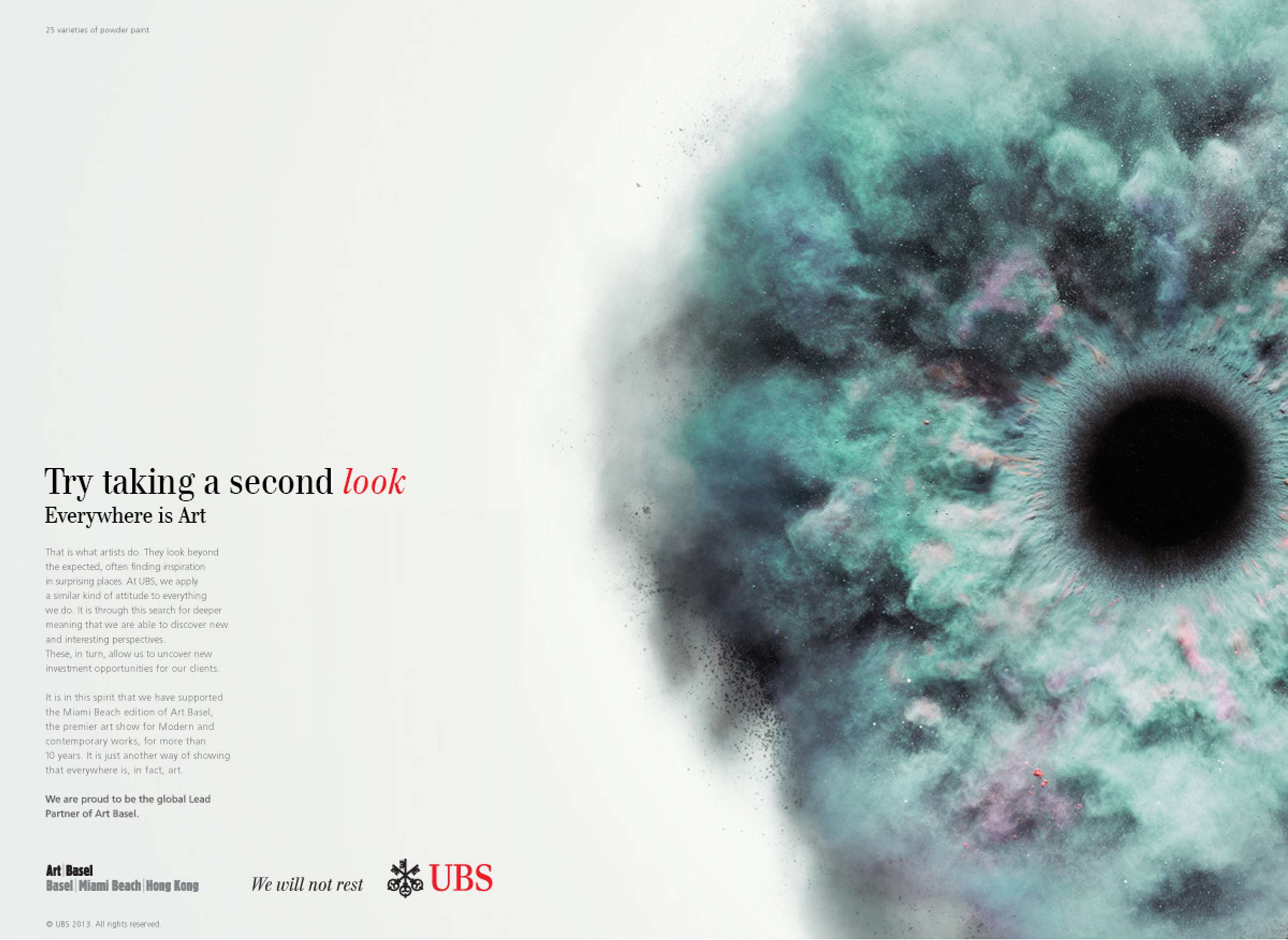 UBS / EVERYWHERE IS ART by Marc Allenby