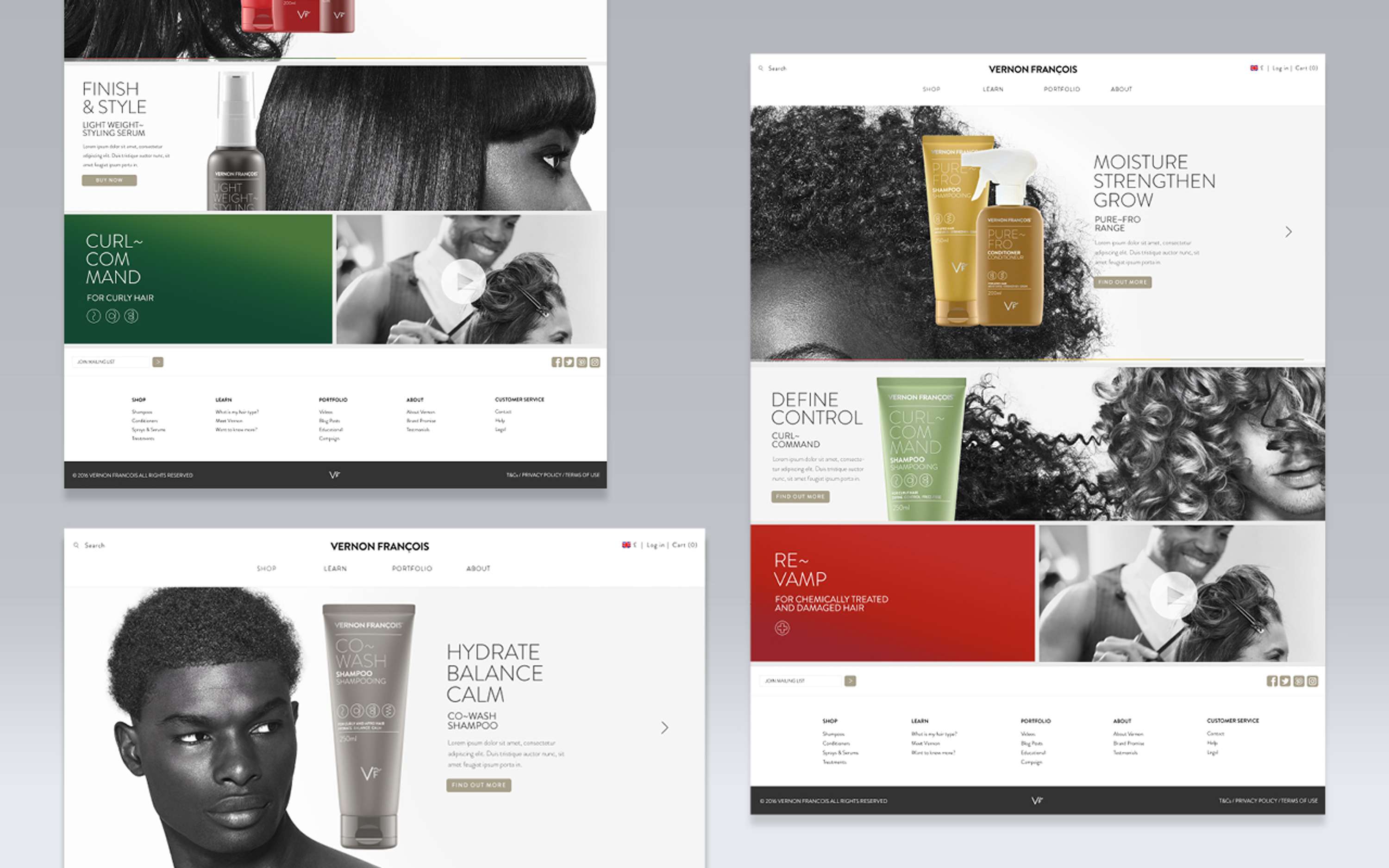 Vernon Francois® Website by Luke Springate