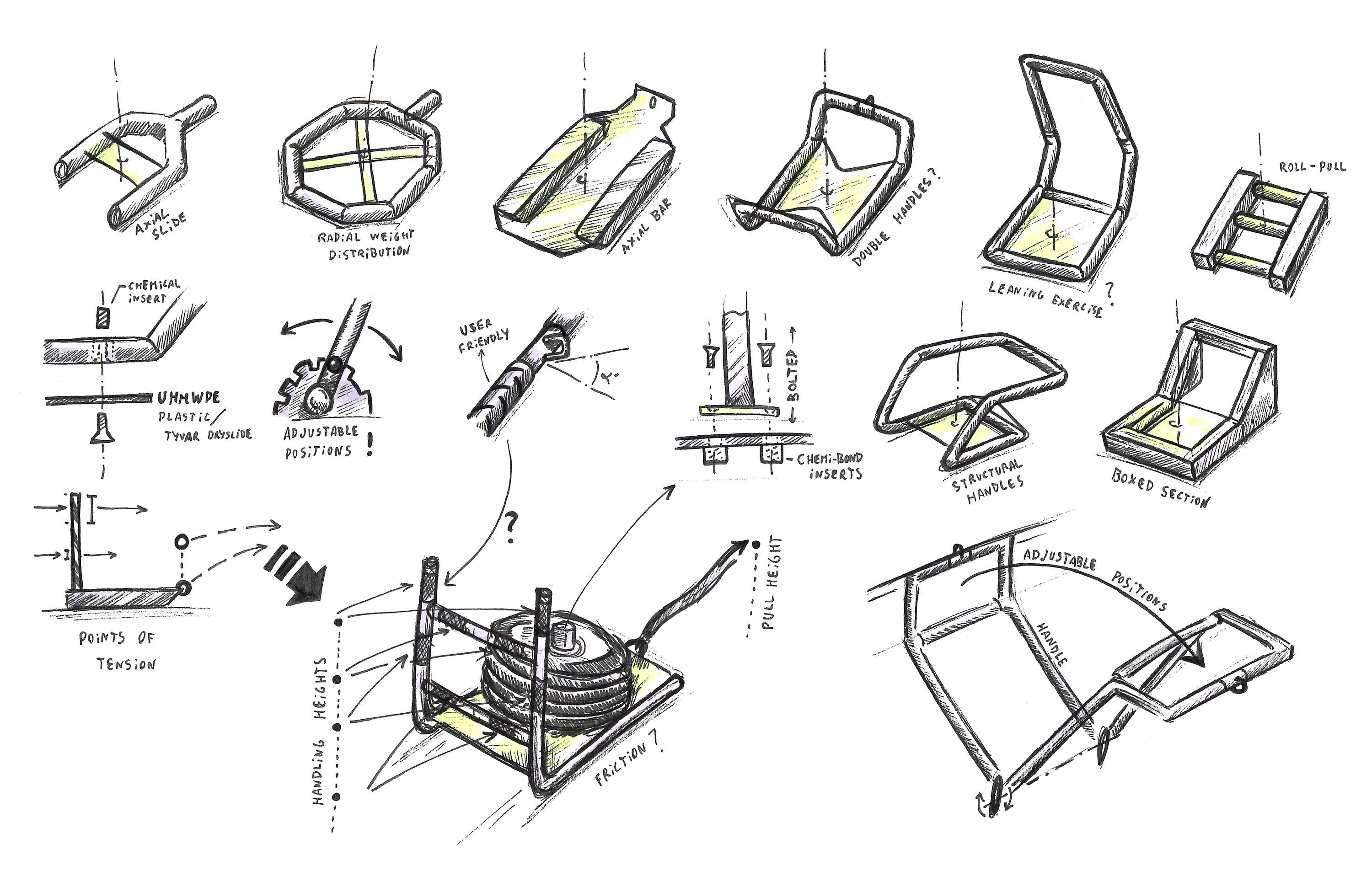 Escape Fitness Gym Sled by Tiago Russo