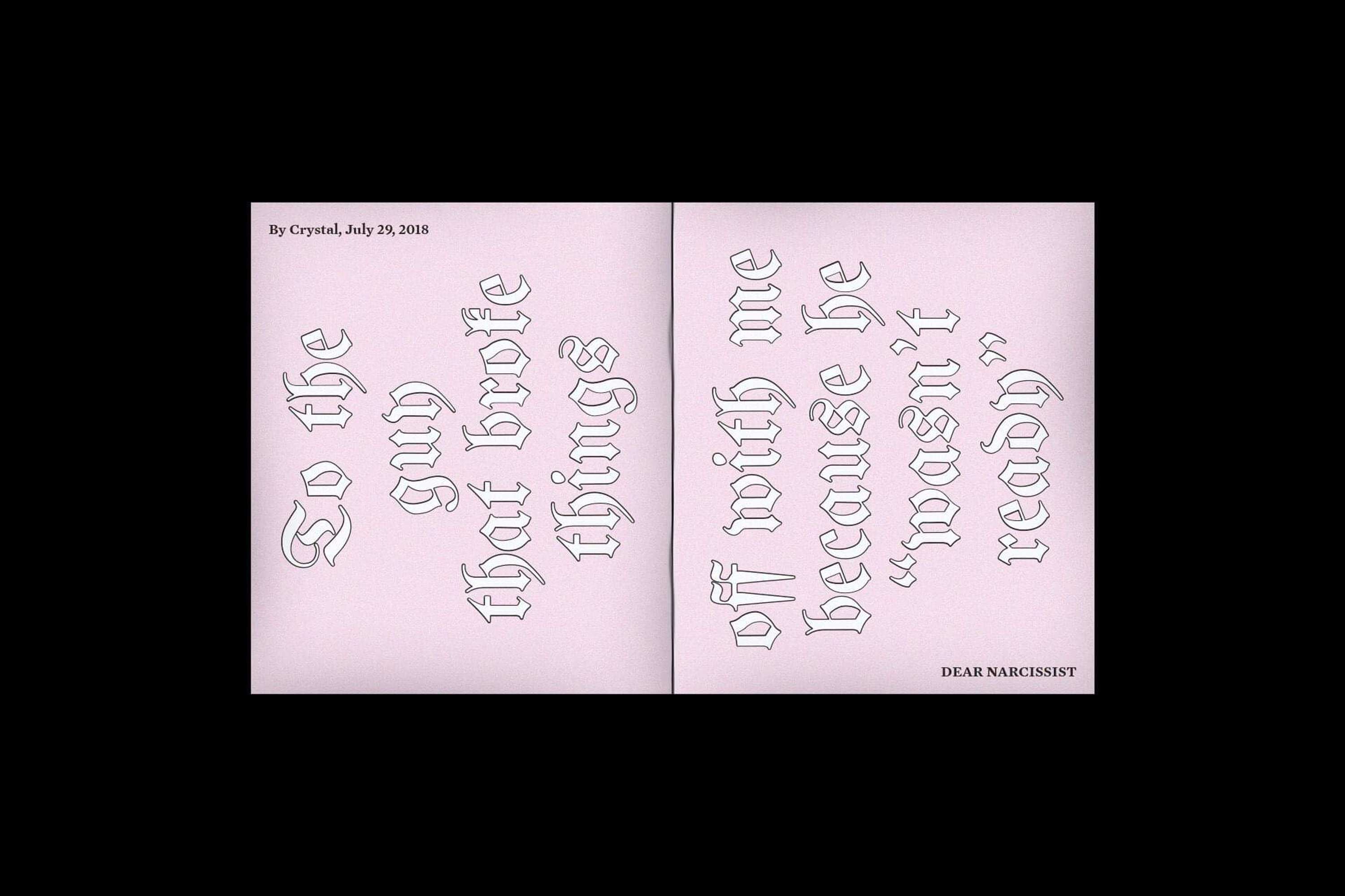 don't break my <3, b**** by Rita Duarte