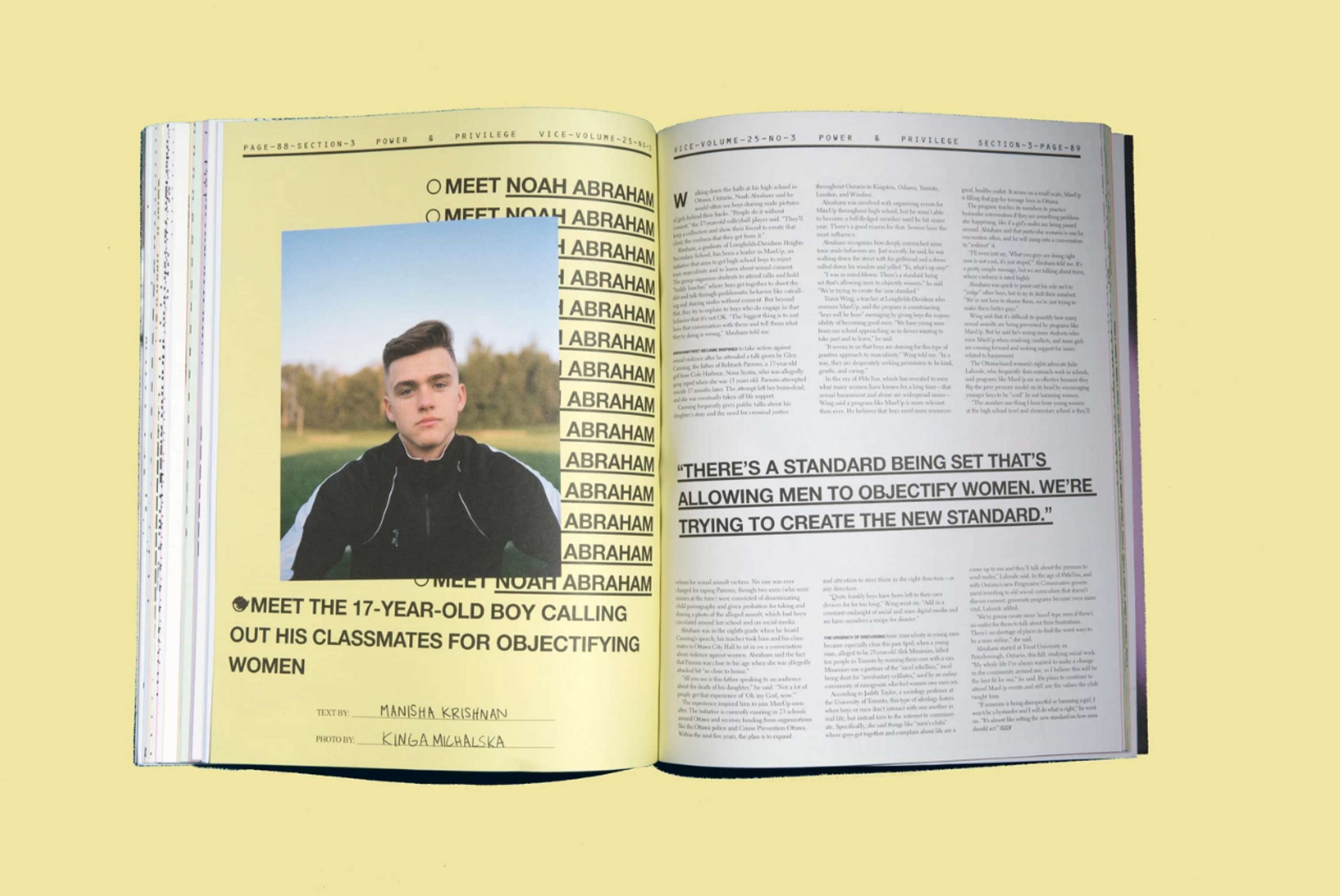 THE POWER AND PRIVILEGE ISSUE, OCTOBER 2018 by Ellis Jones