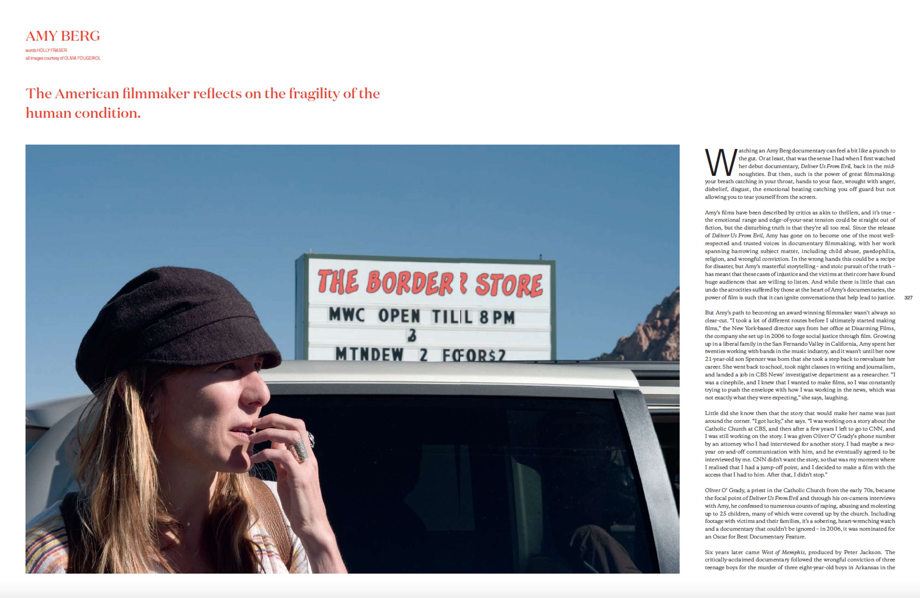 Amy Berg interview by Holly Fraser