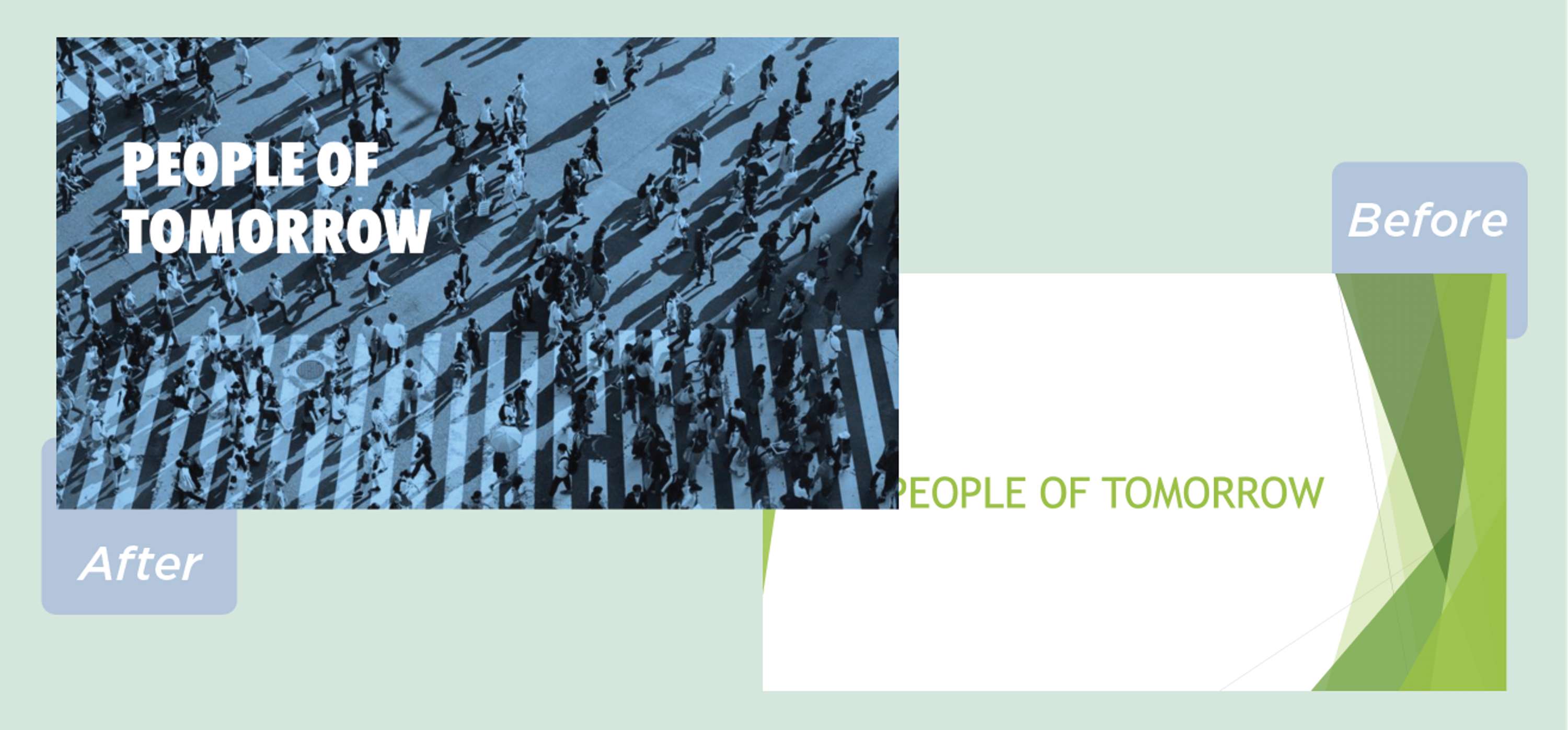 Presentation Design - People of Tomorrow by Mihai Mija