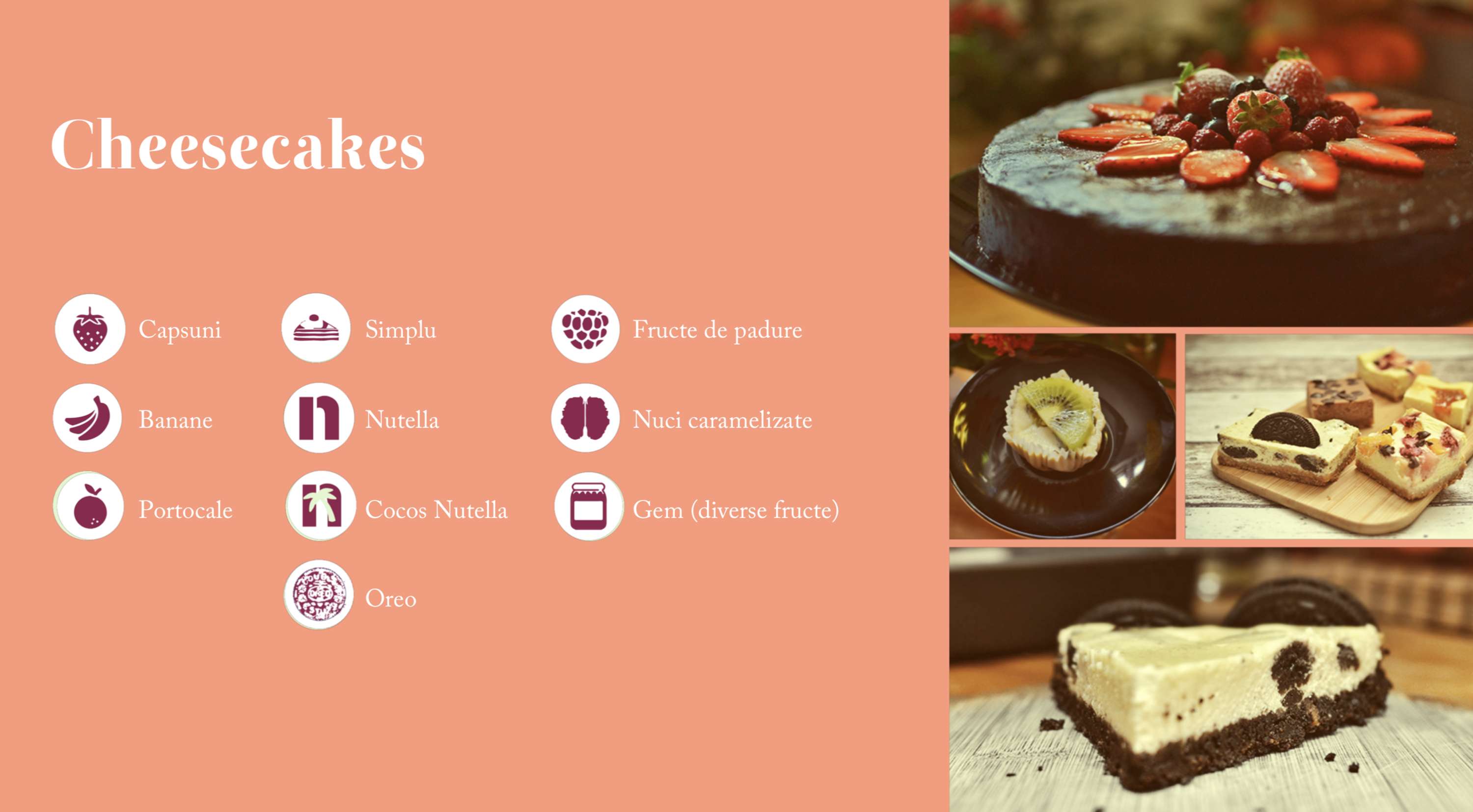 Presentation Design - The Cheesecake by Mihai Mija