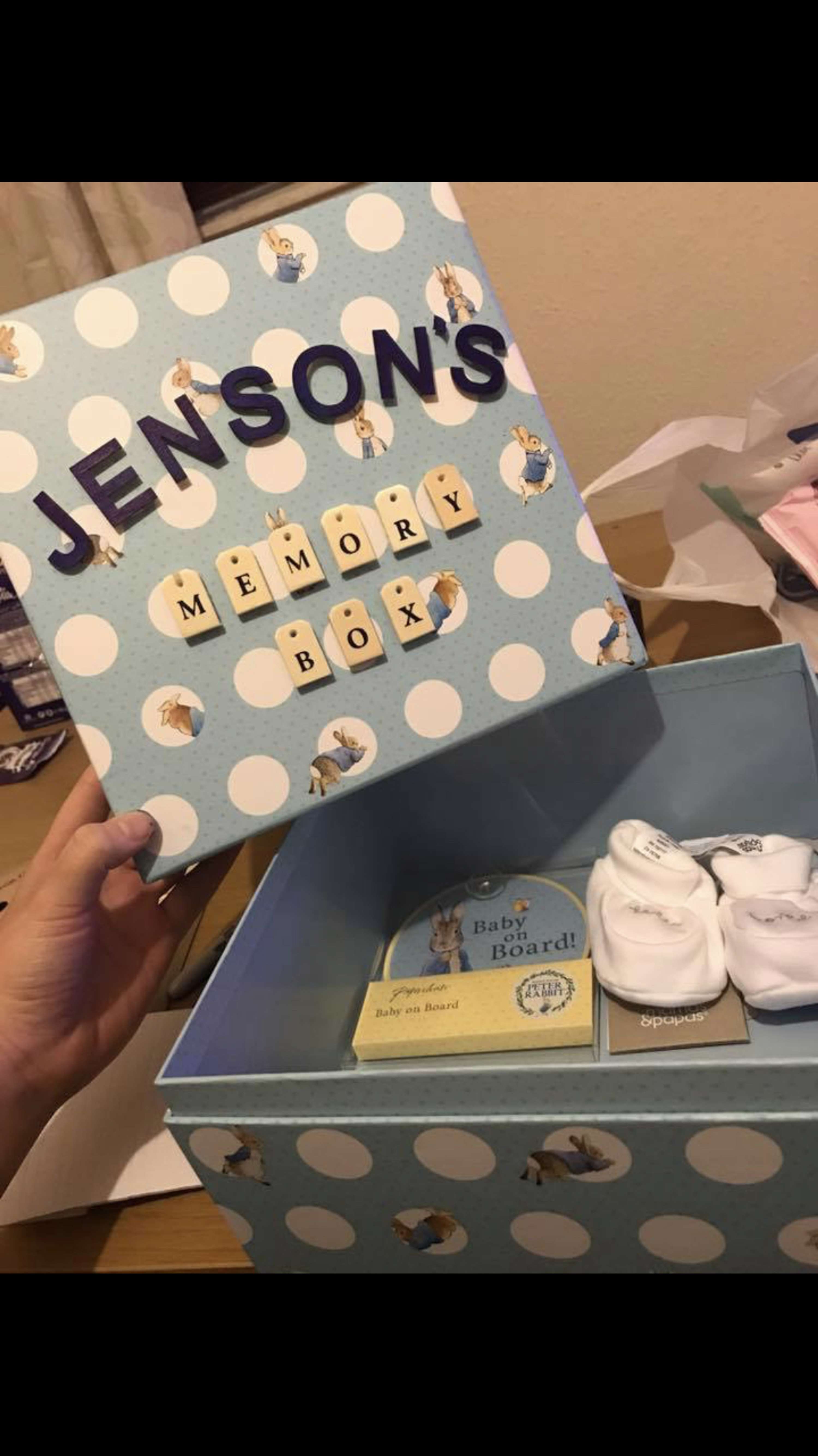 Baby Memory Boxes by Leanne Smith
