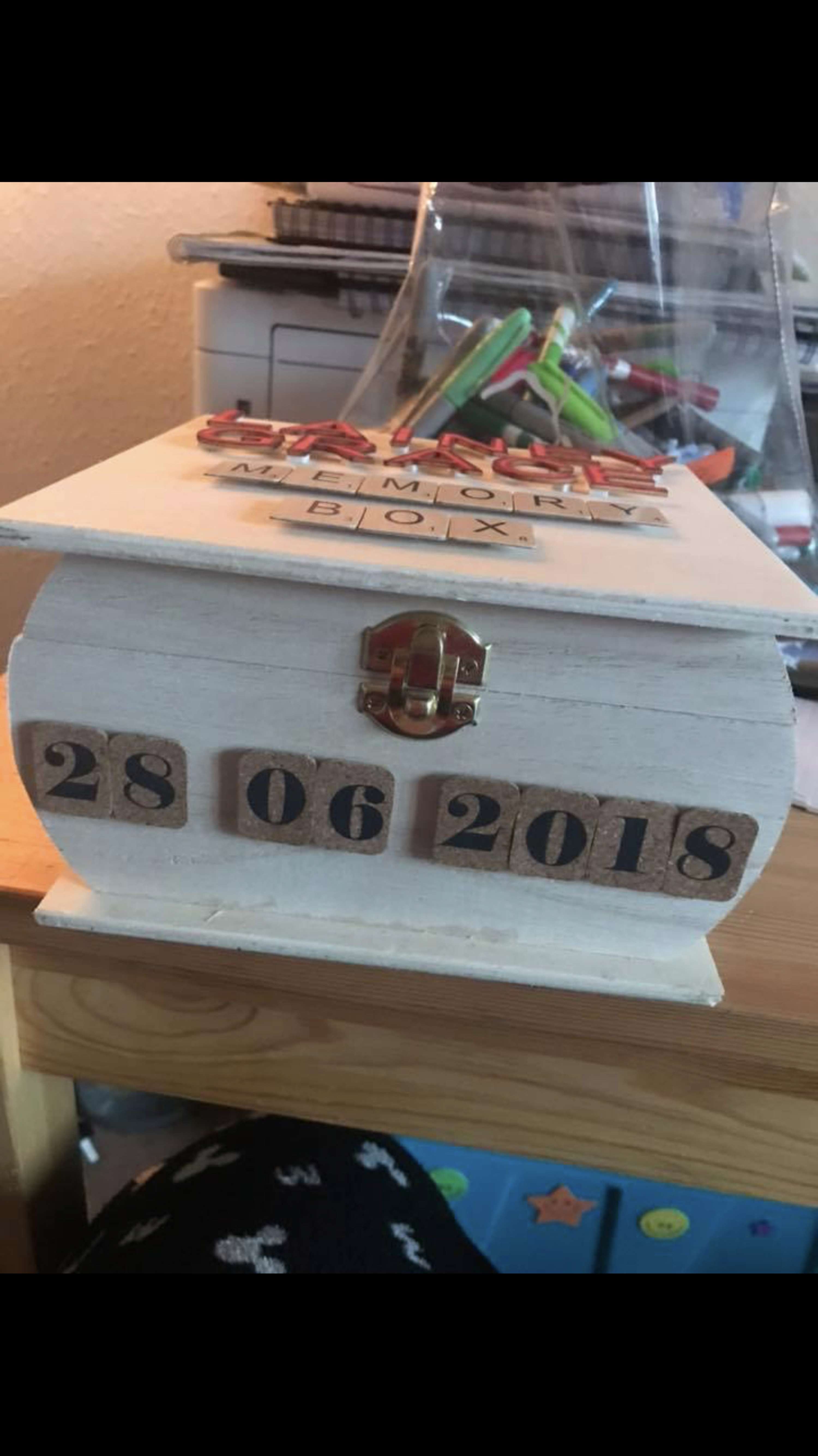 Baby Memory Boxes by Leanne Smith