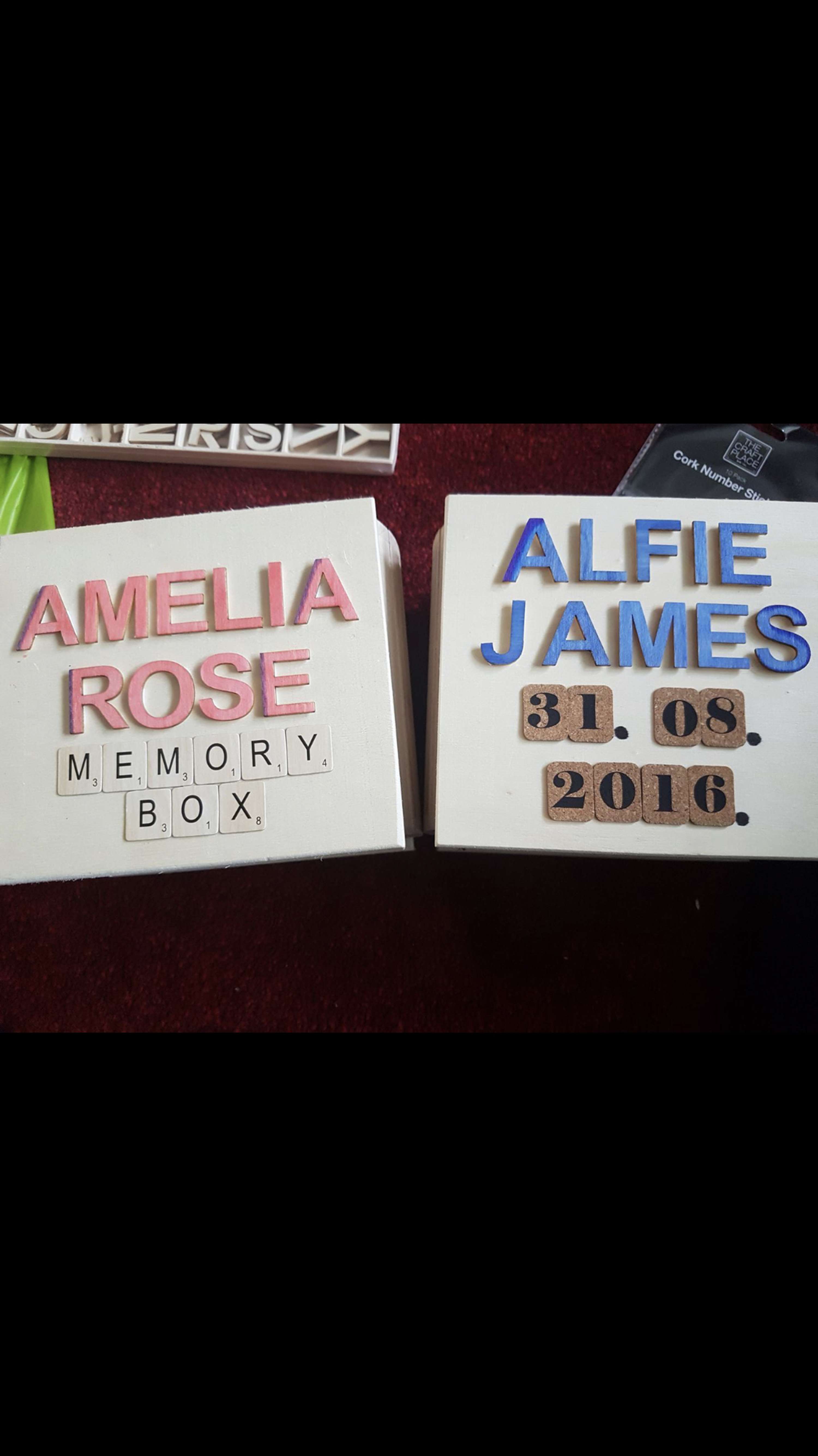 Baby Memory Boxes by Leanne Smith