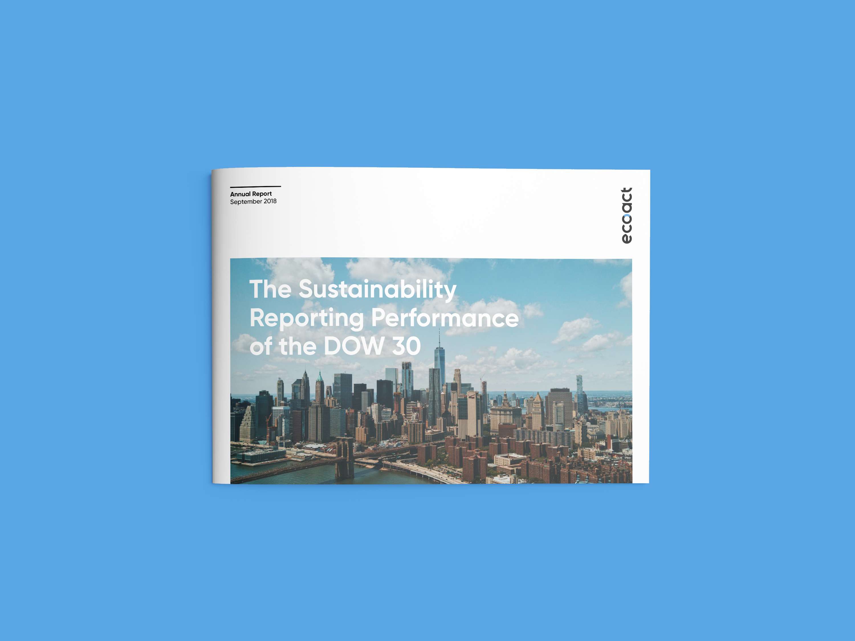 Annual Report Design - EcoAct by Olly Browning