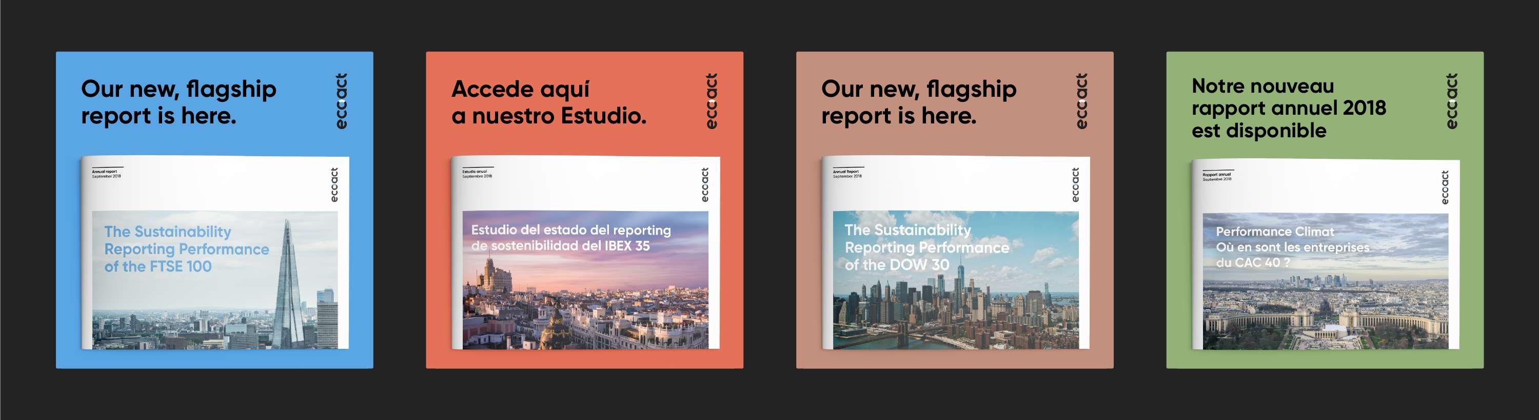 Annual Report Design - EcoAct by Olly Browning