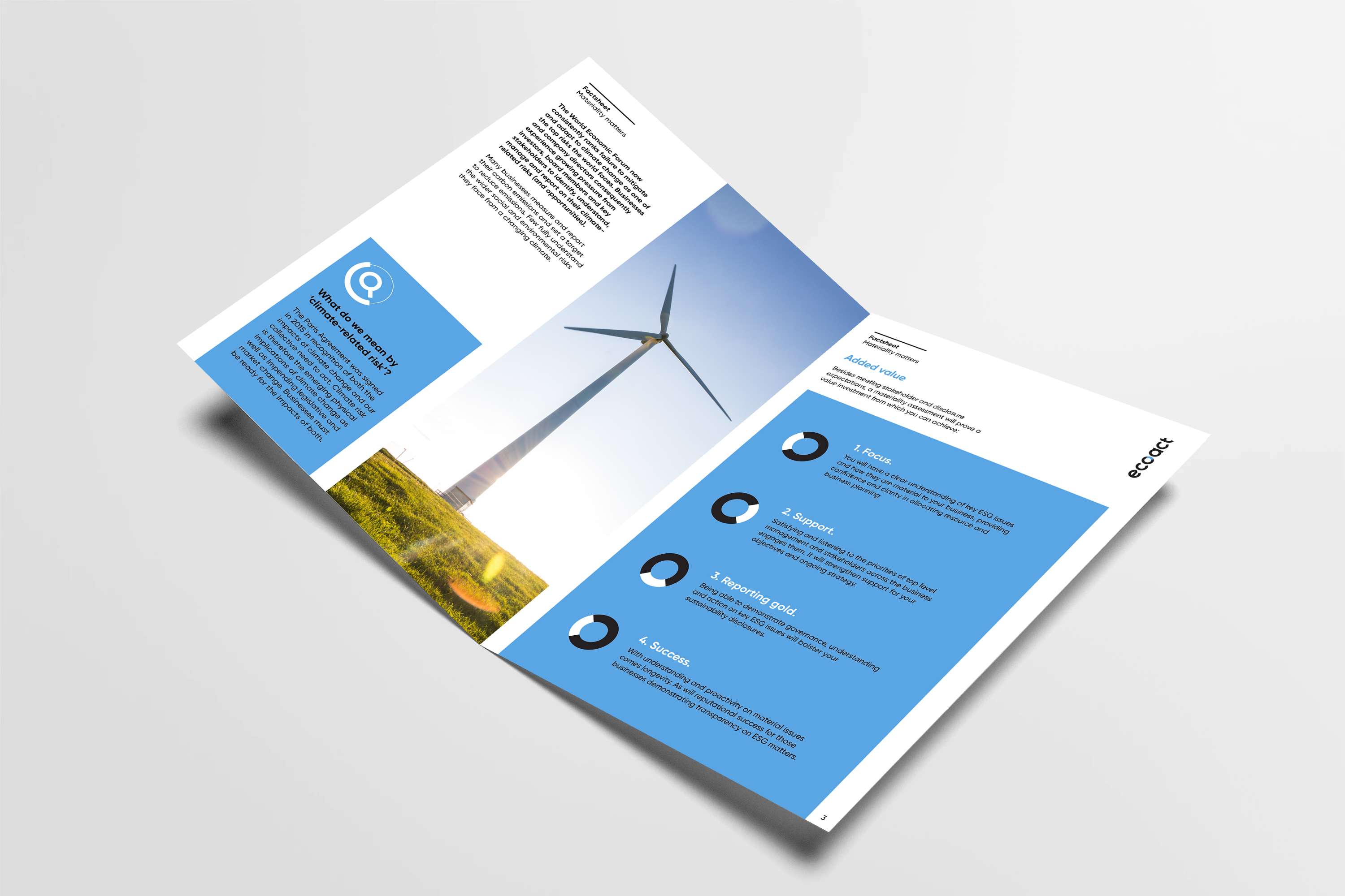 Annual Report Design - EcoAct by Olly Browning