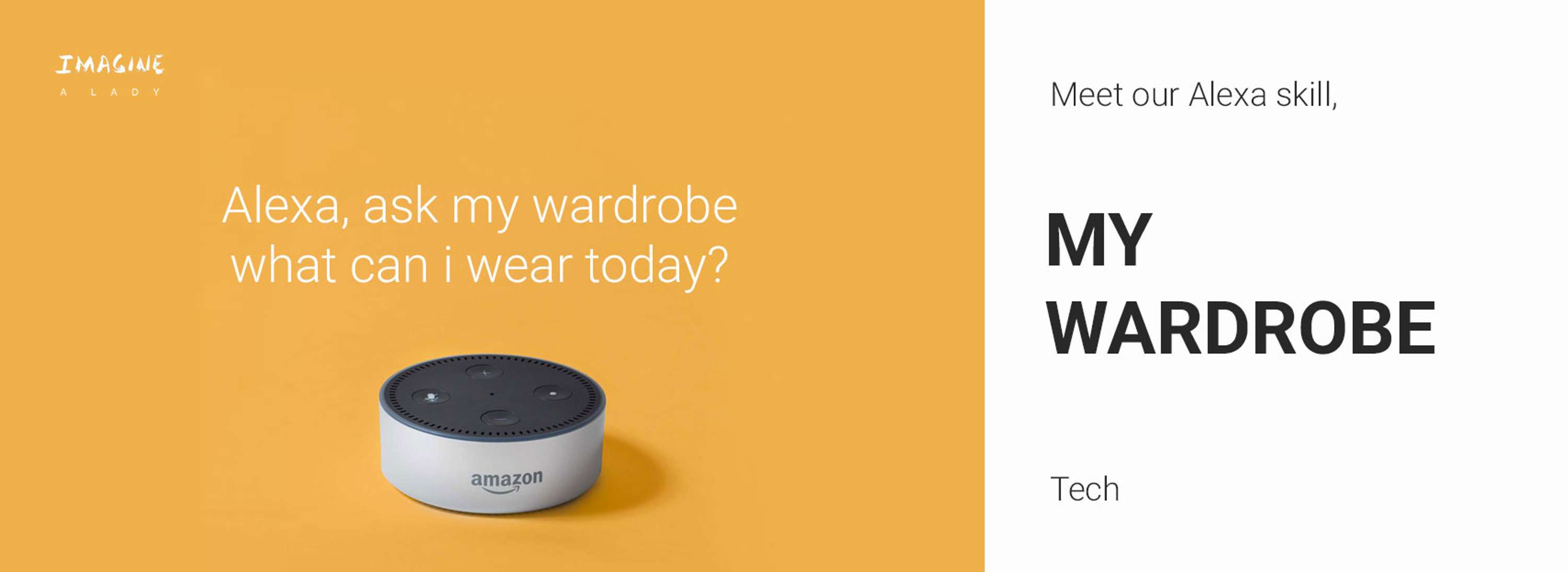 My wardrobe | The new Alexa skill by Emilie Chanteloup