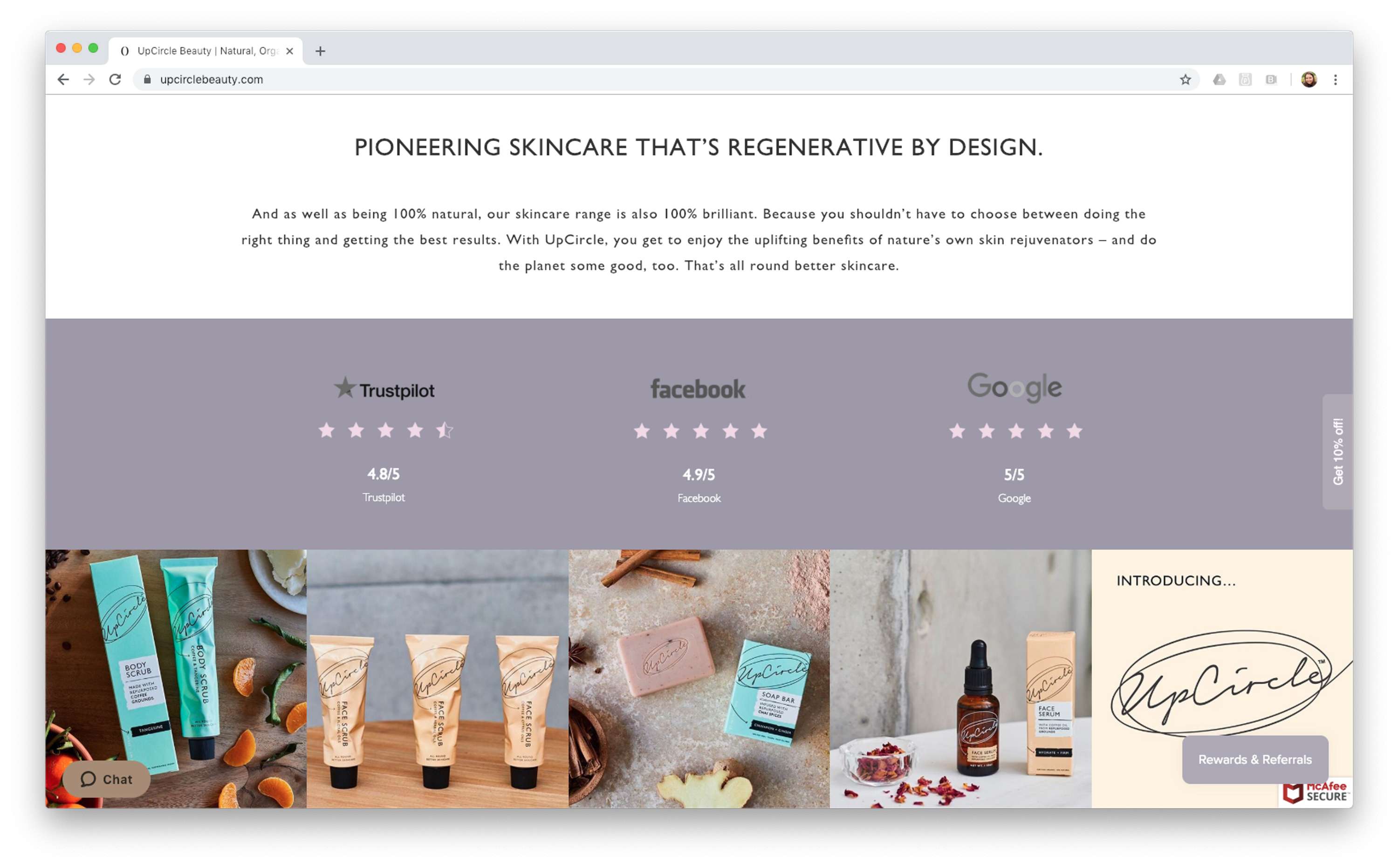 UpCircle rebranding by Mike Reed