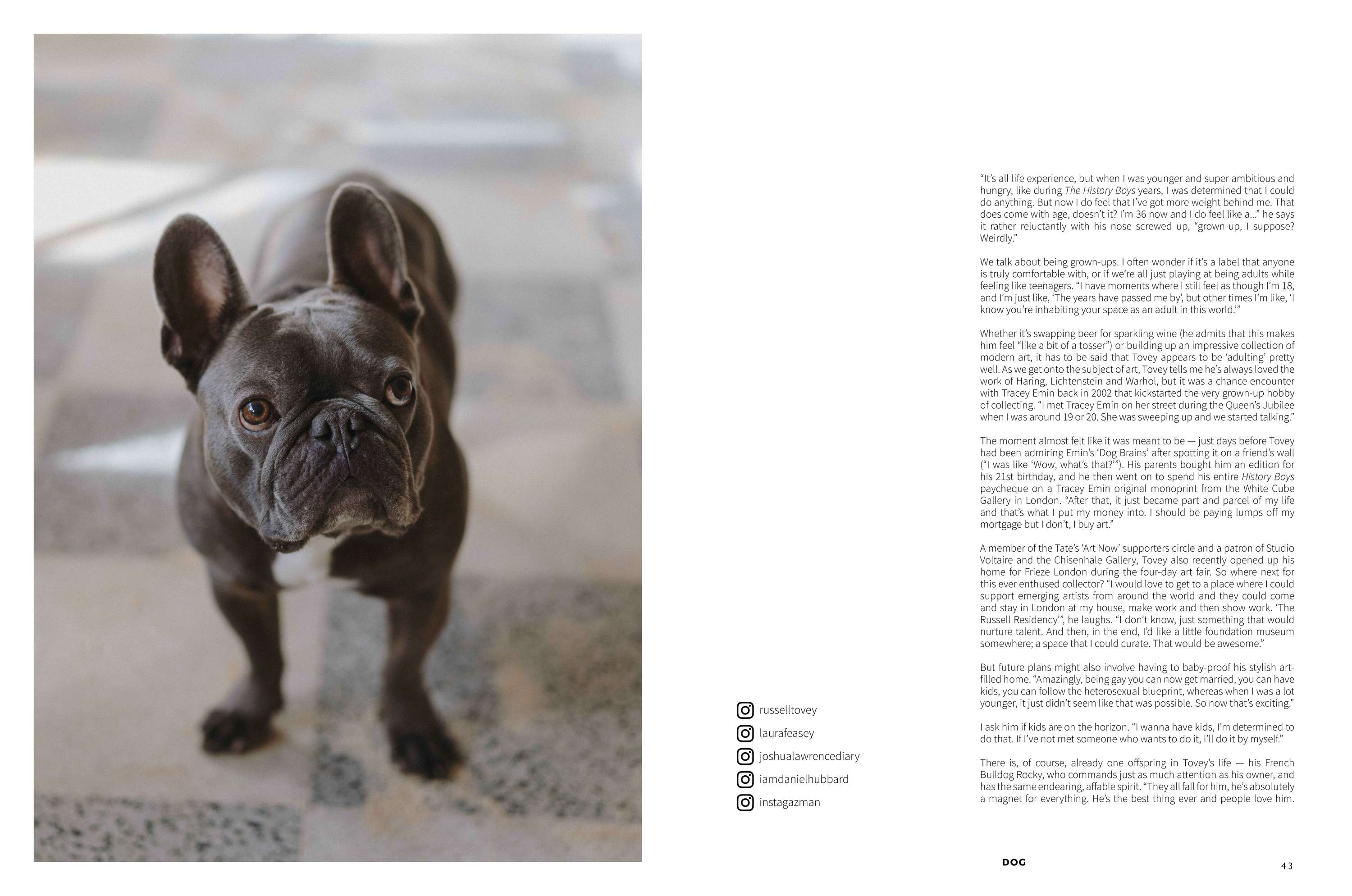 Interview with Russell Tovey by Laura Feasey