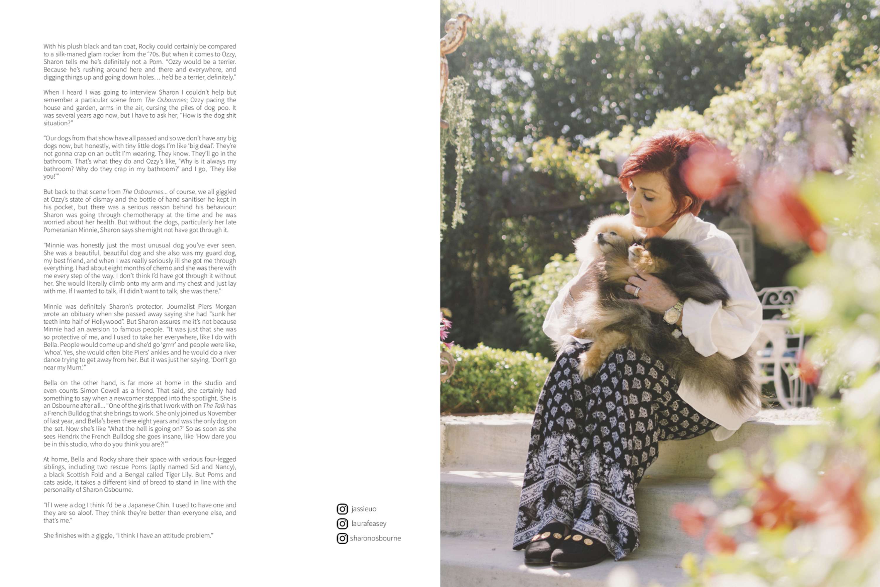 Interview with Sharon Osbourne by Laura Feasey