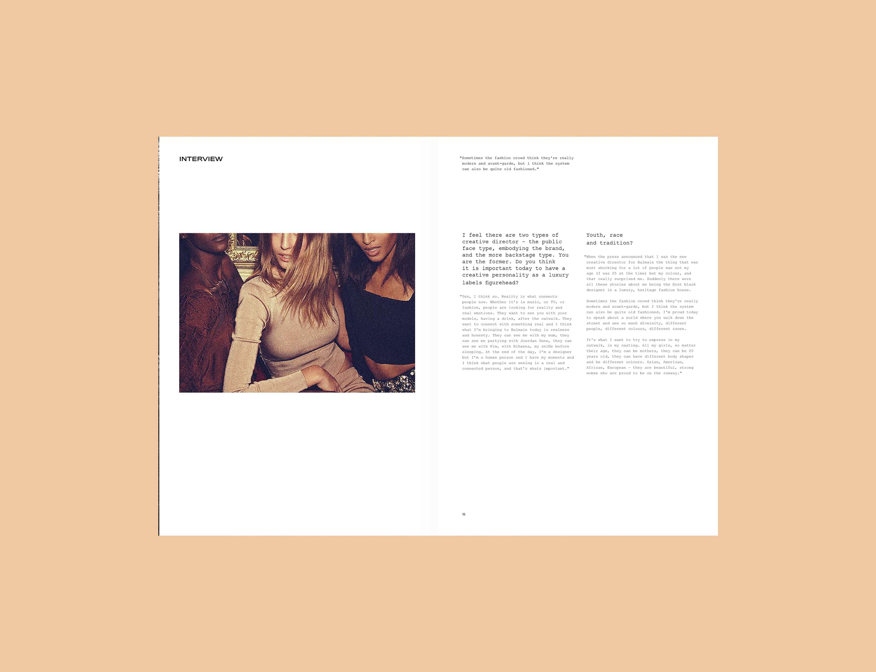 Olivier Rousteing - Monograph by Olly Lenain