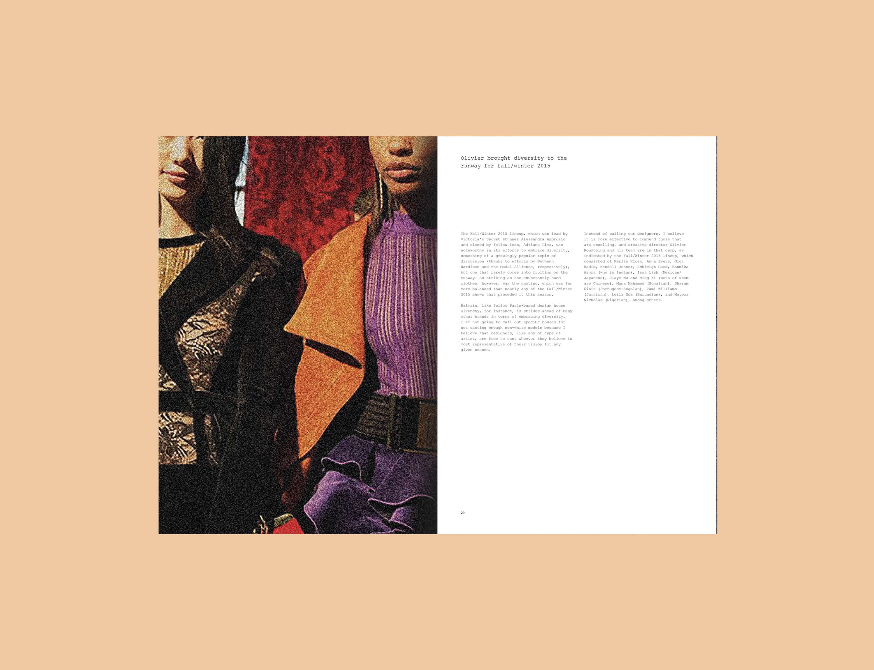 Olivier Rousteing - Monograph by Olly Lenain