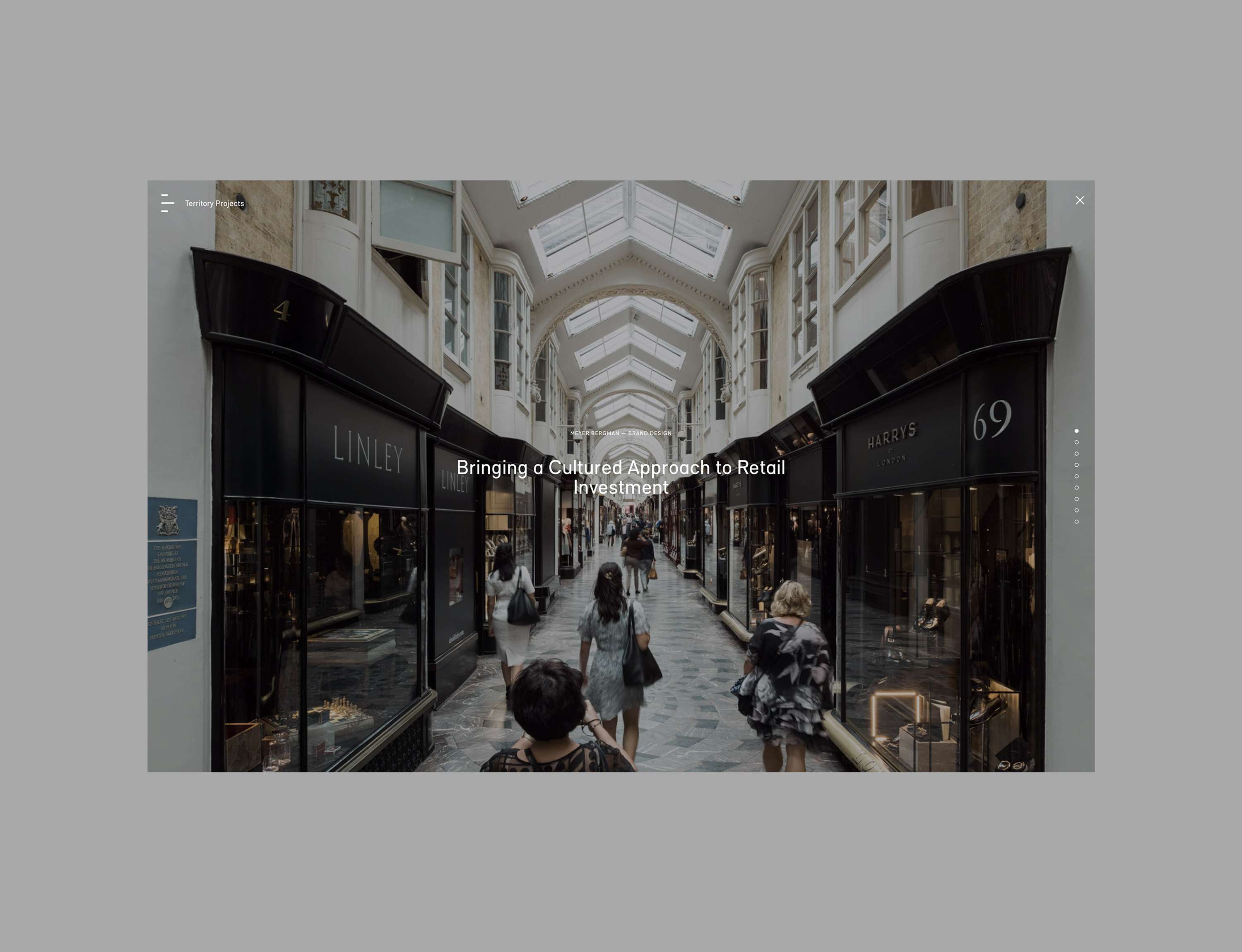 Territory Projects - Web Design by Olly Lenain