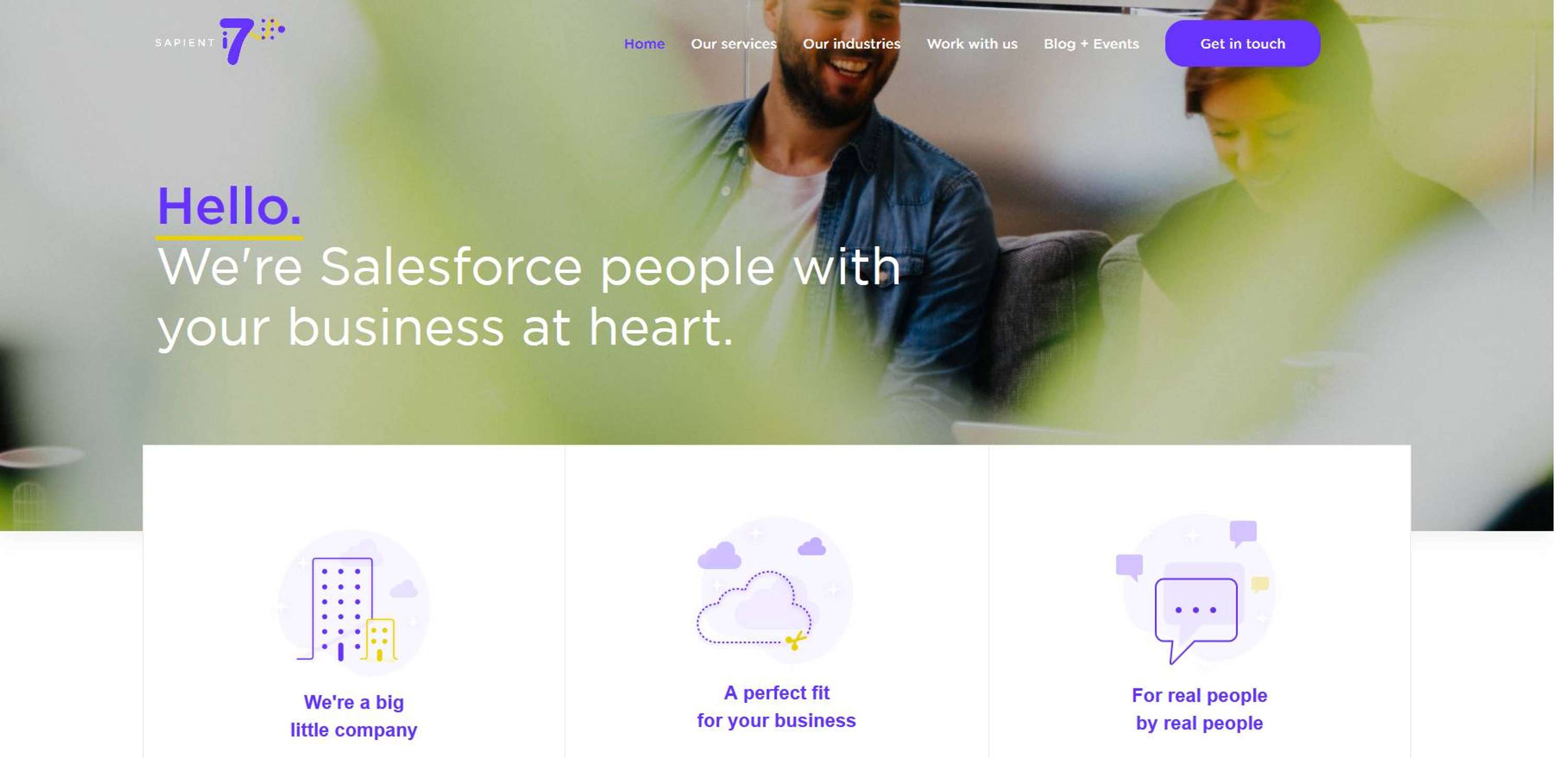Sapient i7 - copy and brand strategy by Isabel Serval