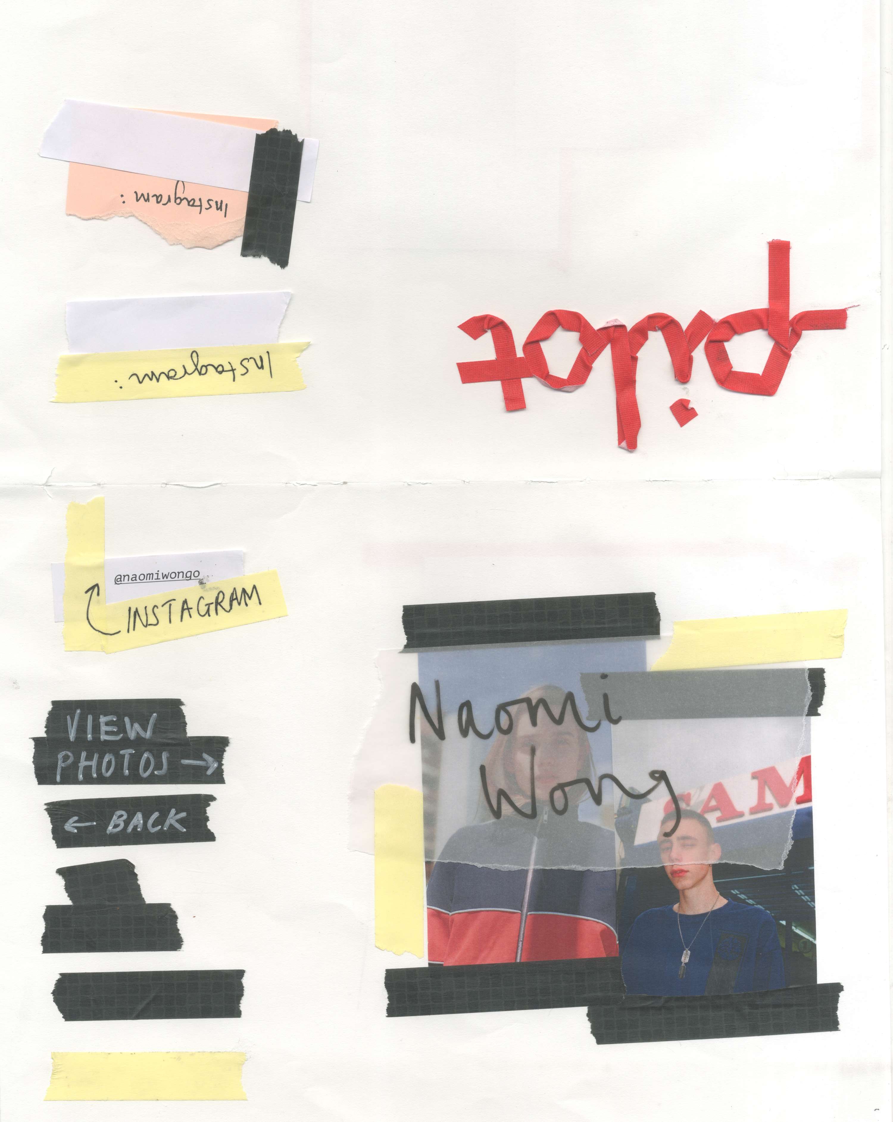 Multipack - parts of website by Rachel Honeybone