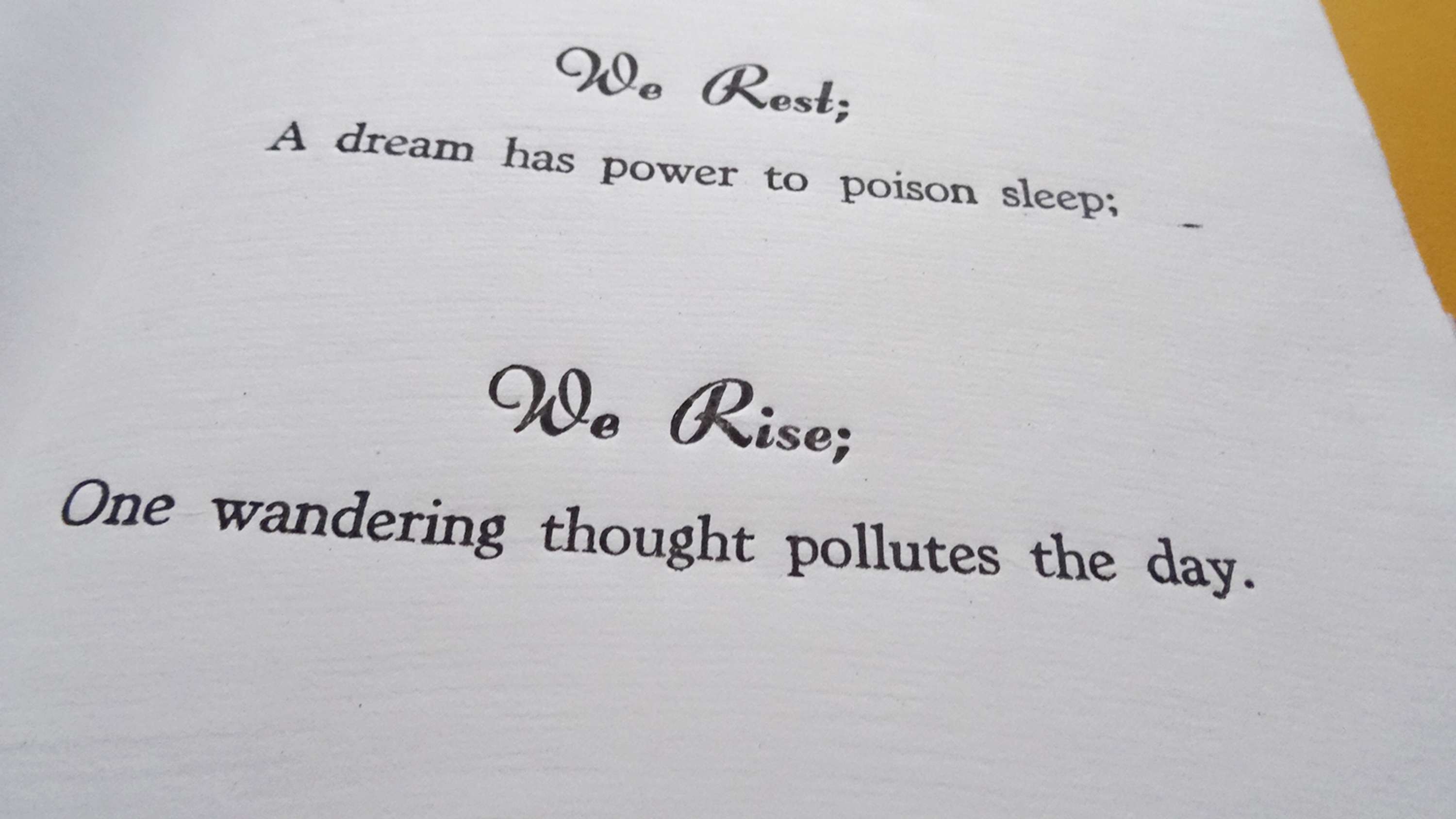 Unrest – #studentletterpressworkers2018 by Holly Small