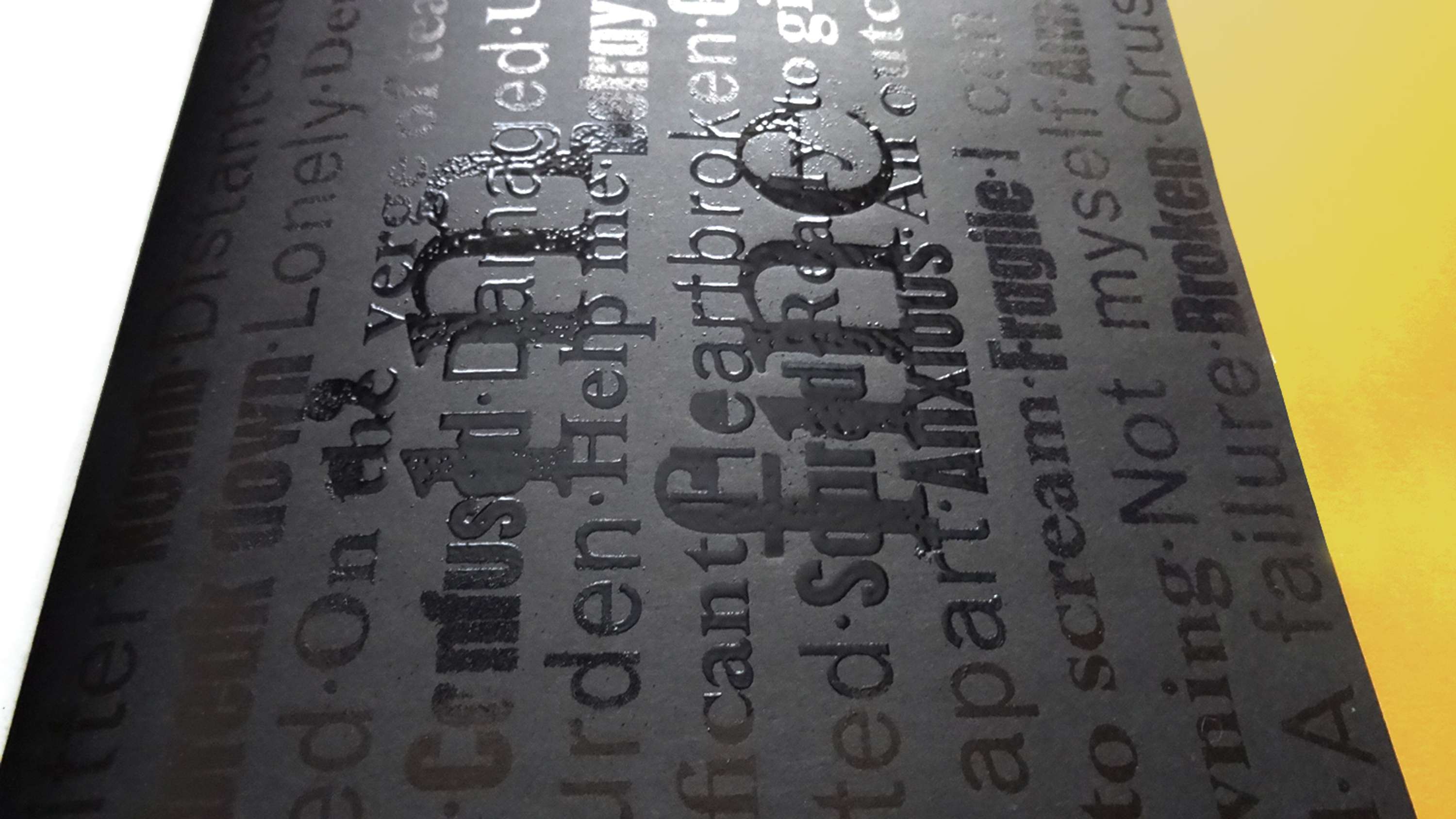 Unrest – #studentletterpressworkers2018 by Holly Small