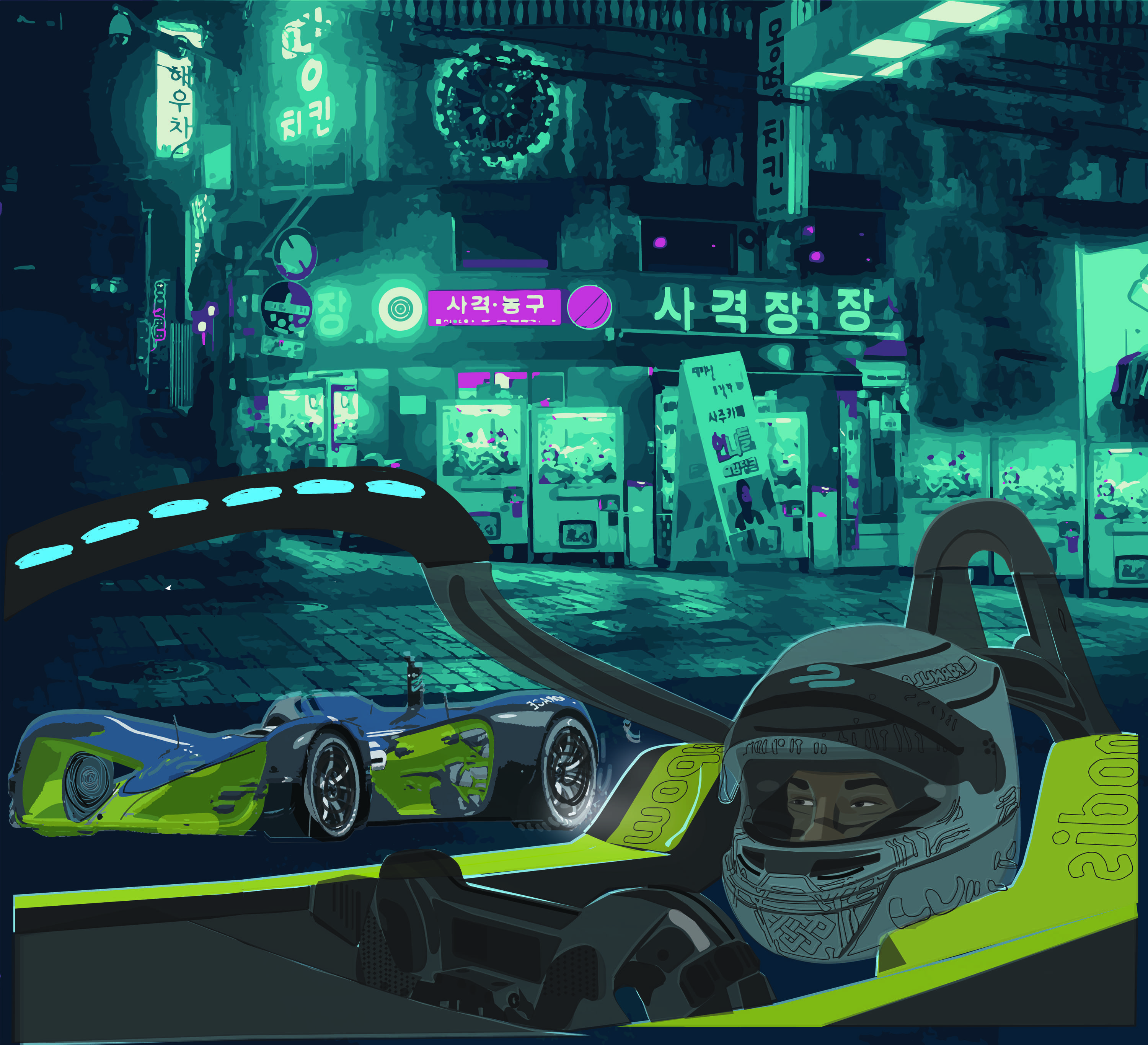Formula E - Man vs Machine by Raafaye Ali
