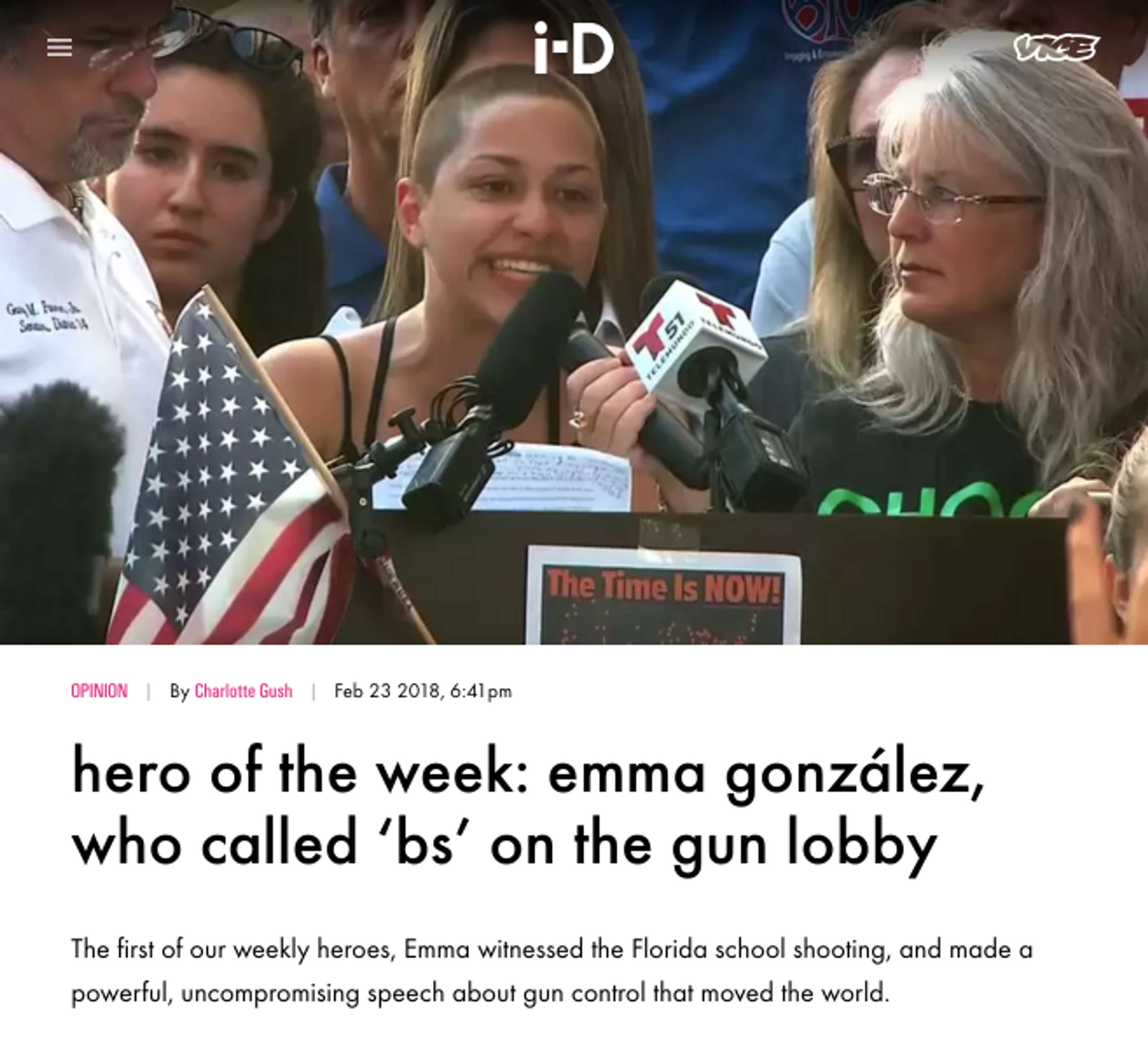 i-D Hero Of The Week Series by Charlotte Gush