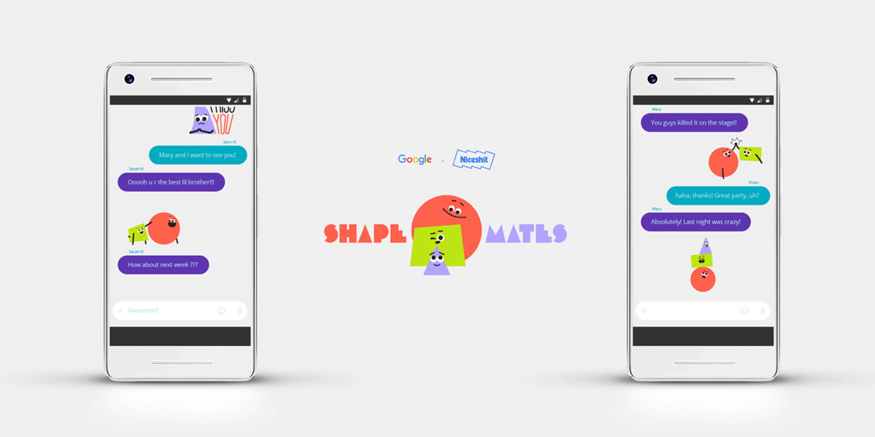 Google 'Shapemates' by Niceshit Studio
