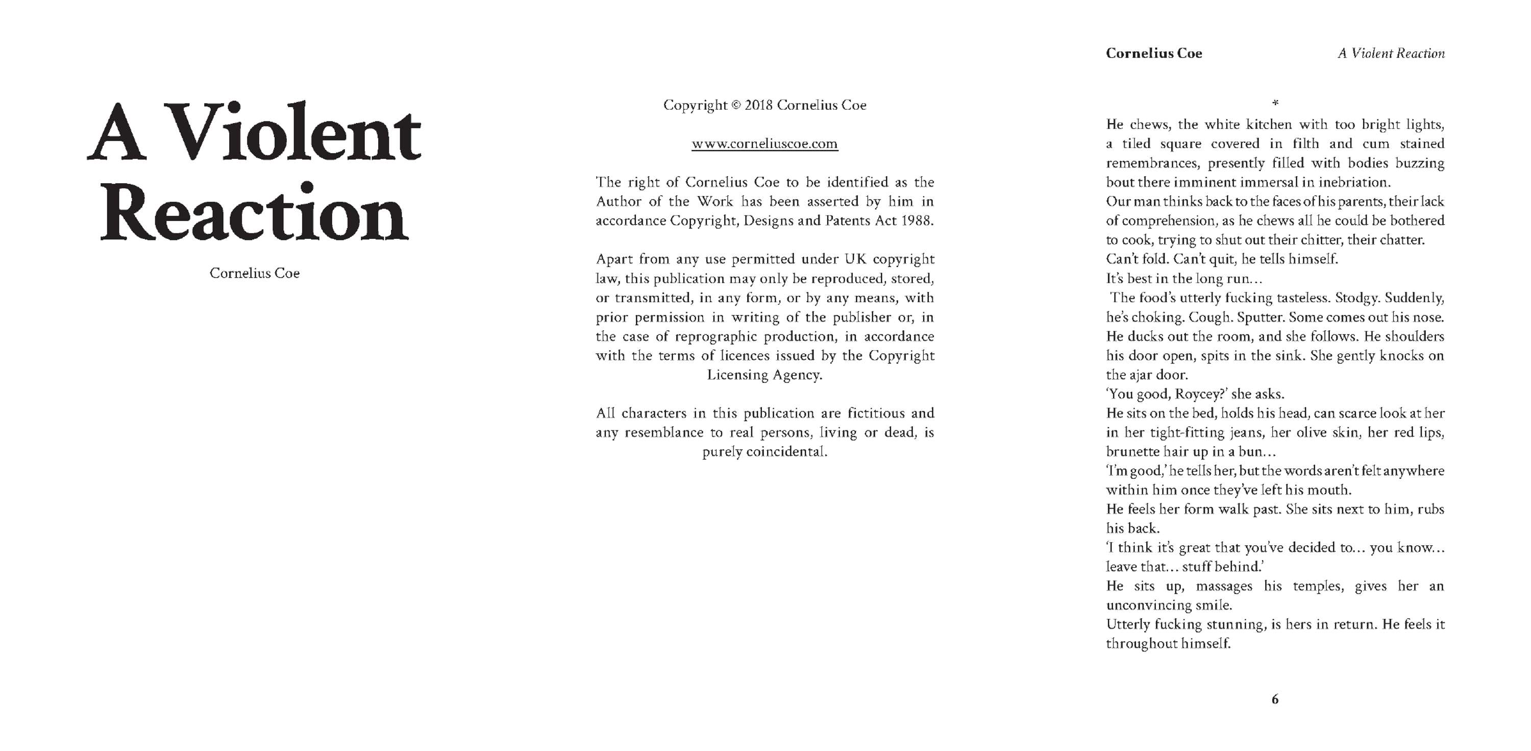 Designing and formatting a series of books for Cornelius Coe by Maks Graur