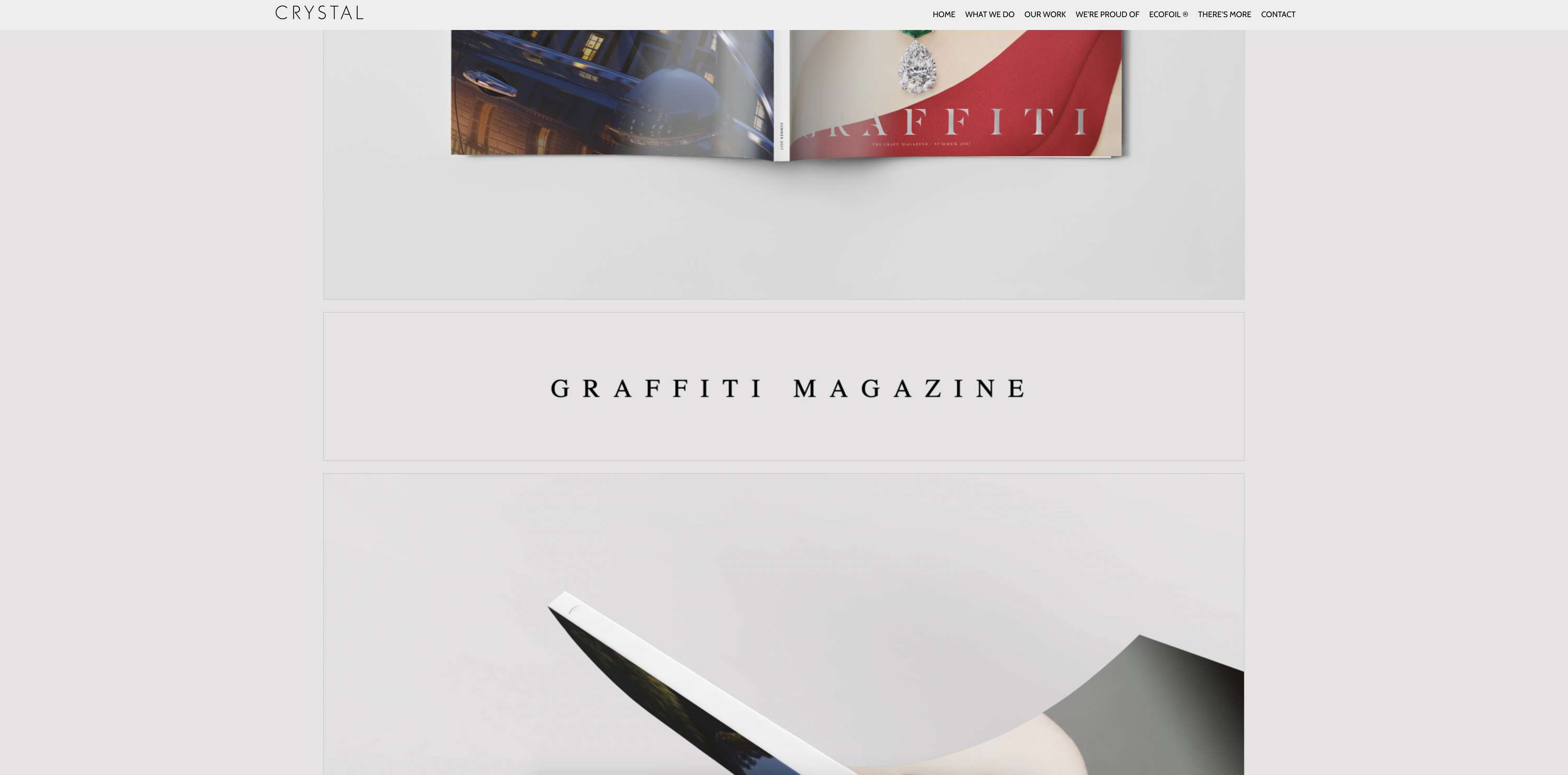 Website Design - Crystal by stephen packwood