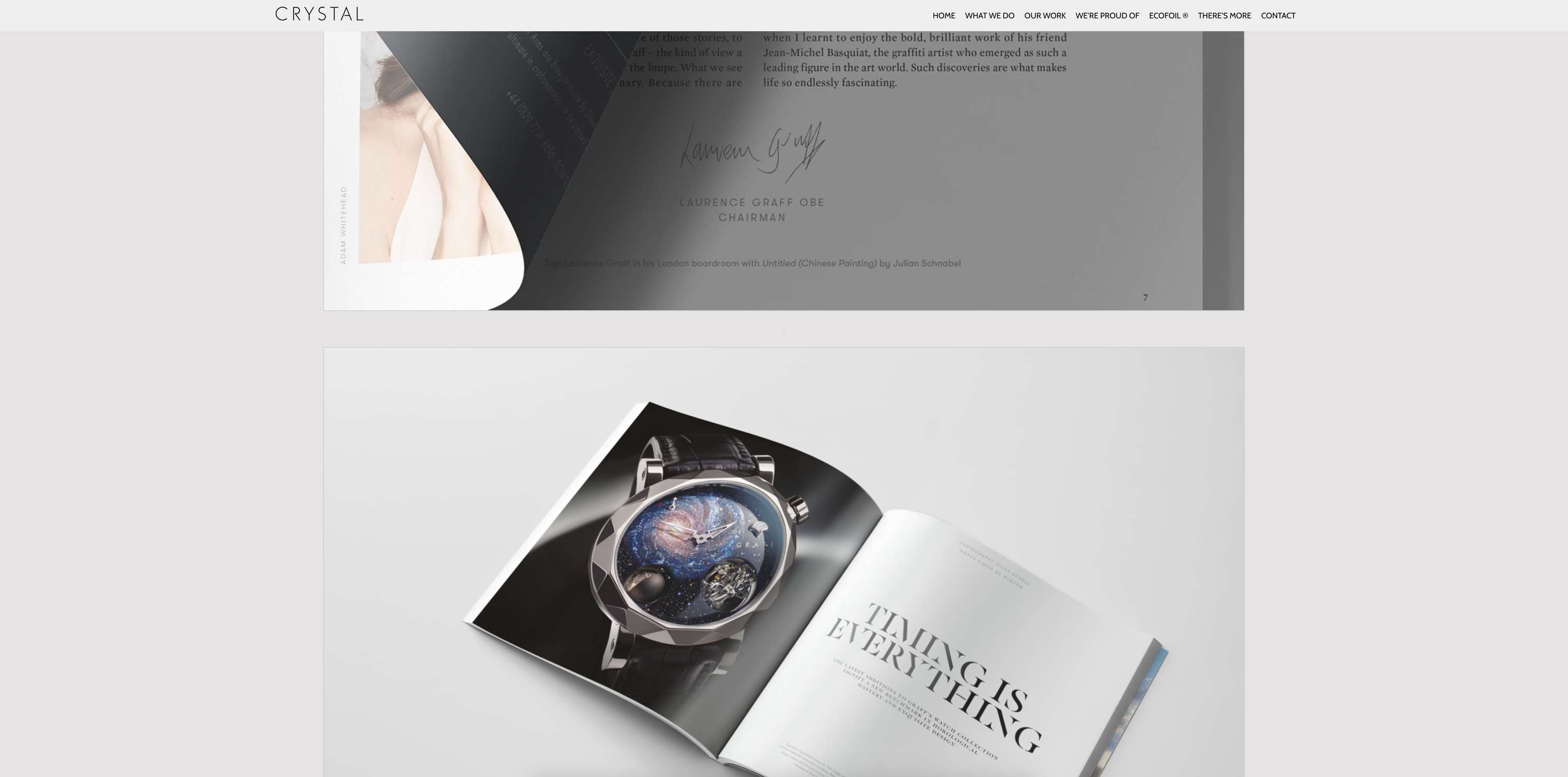 Website Design - Crystal by stephen packwood