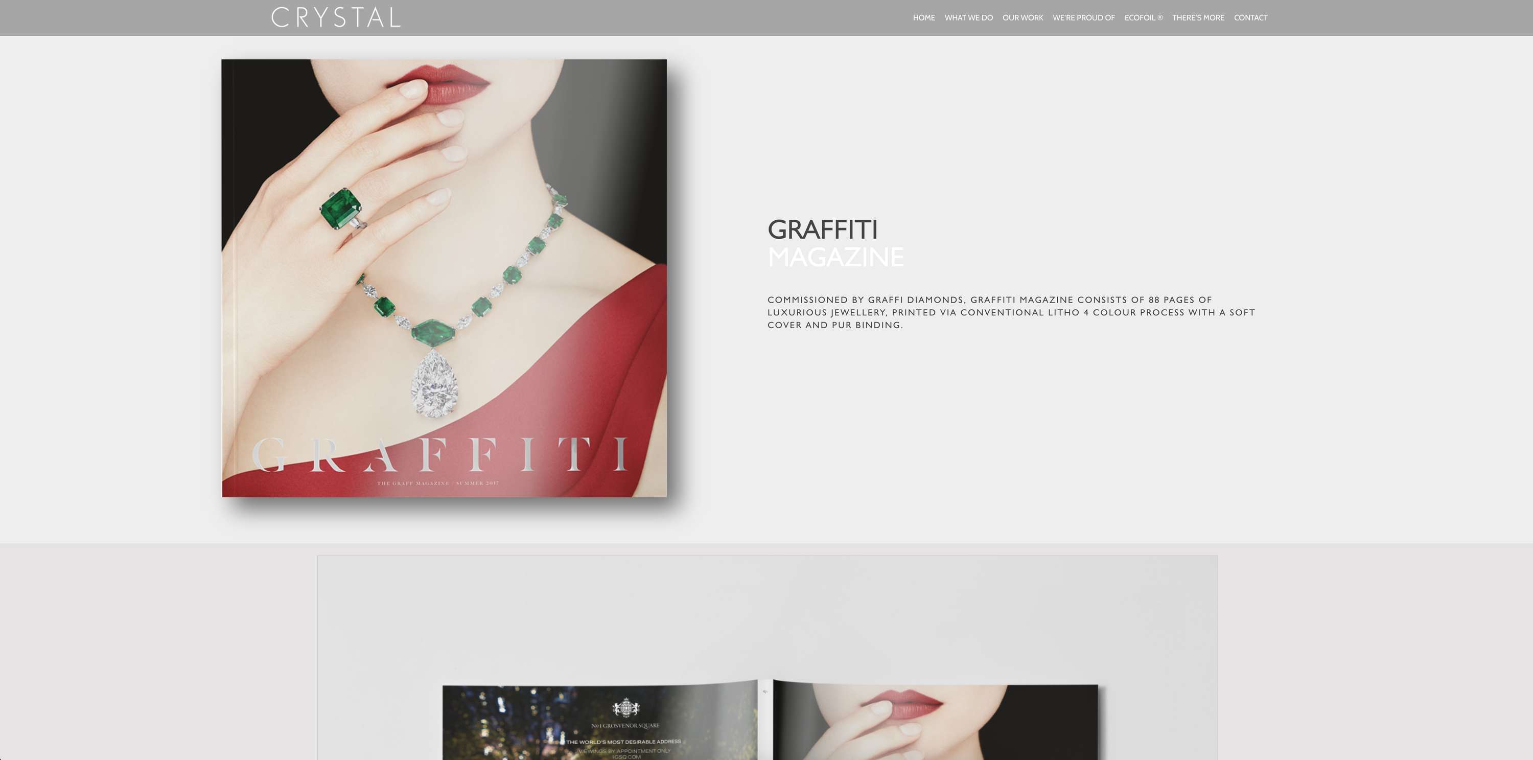Website Design - Crystal by stephen packwood