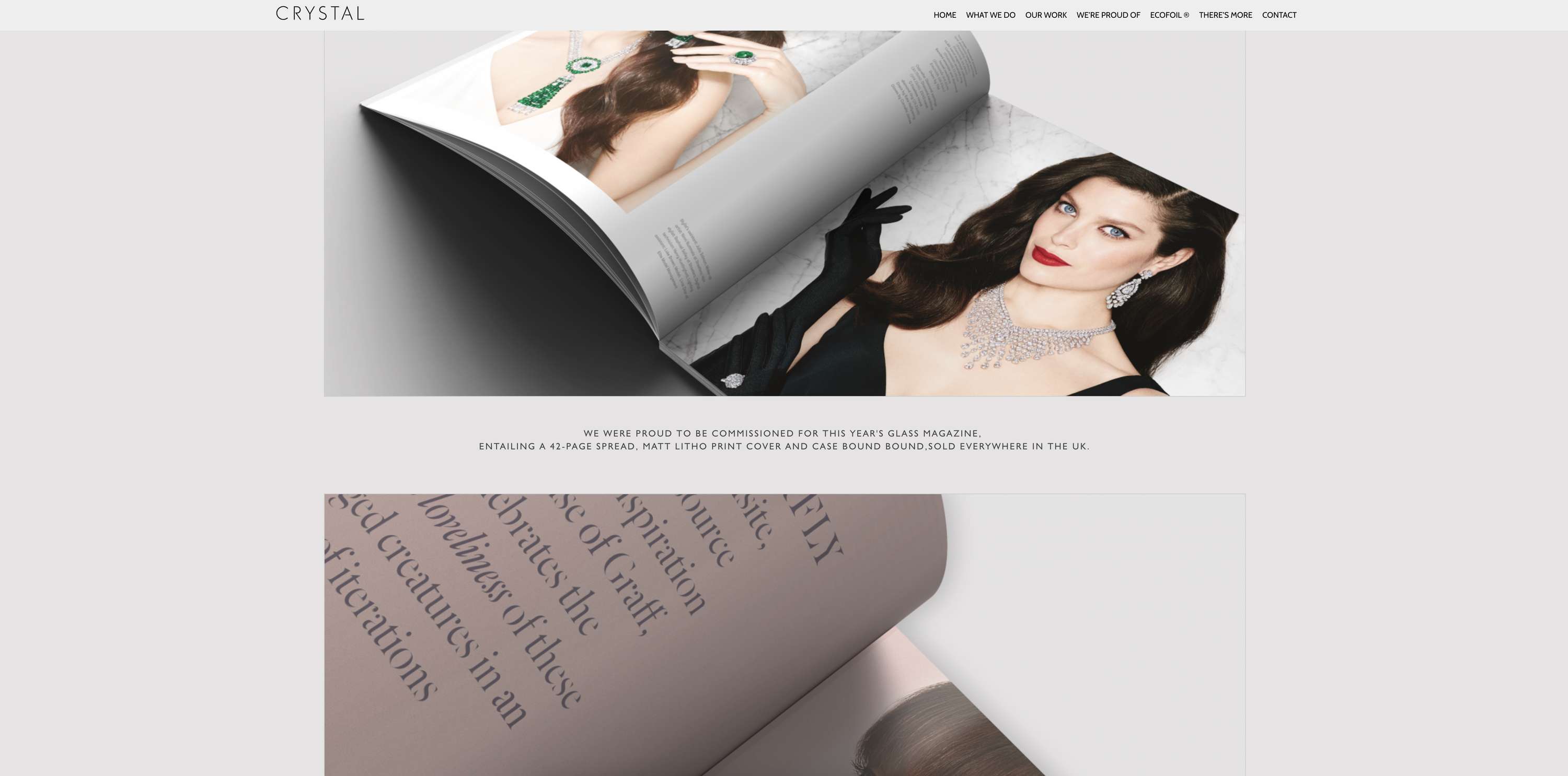 Website Design - Crystal by stephen packwood