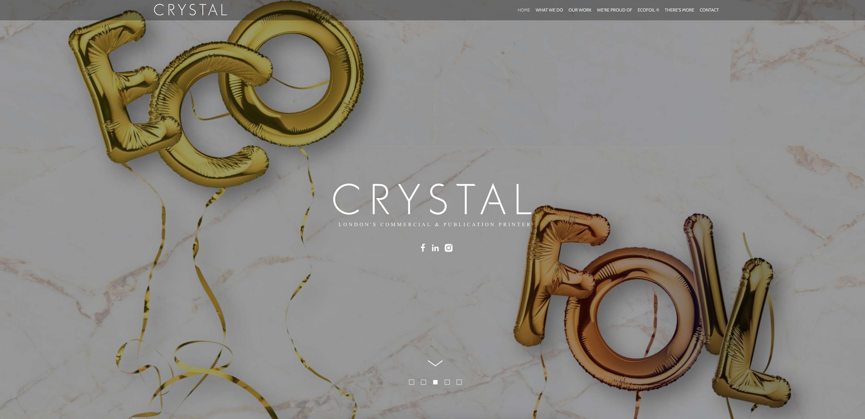 Website Design - Crystal by stephen packwood