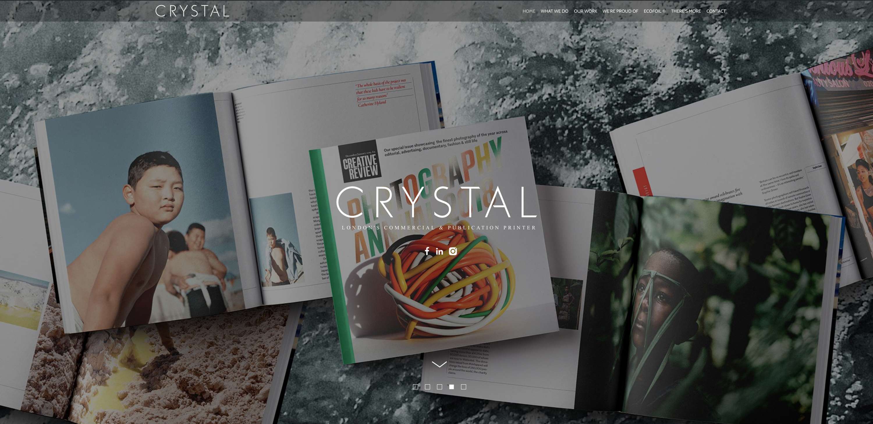 Website Design - Crystal by stephen packwood