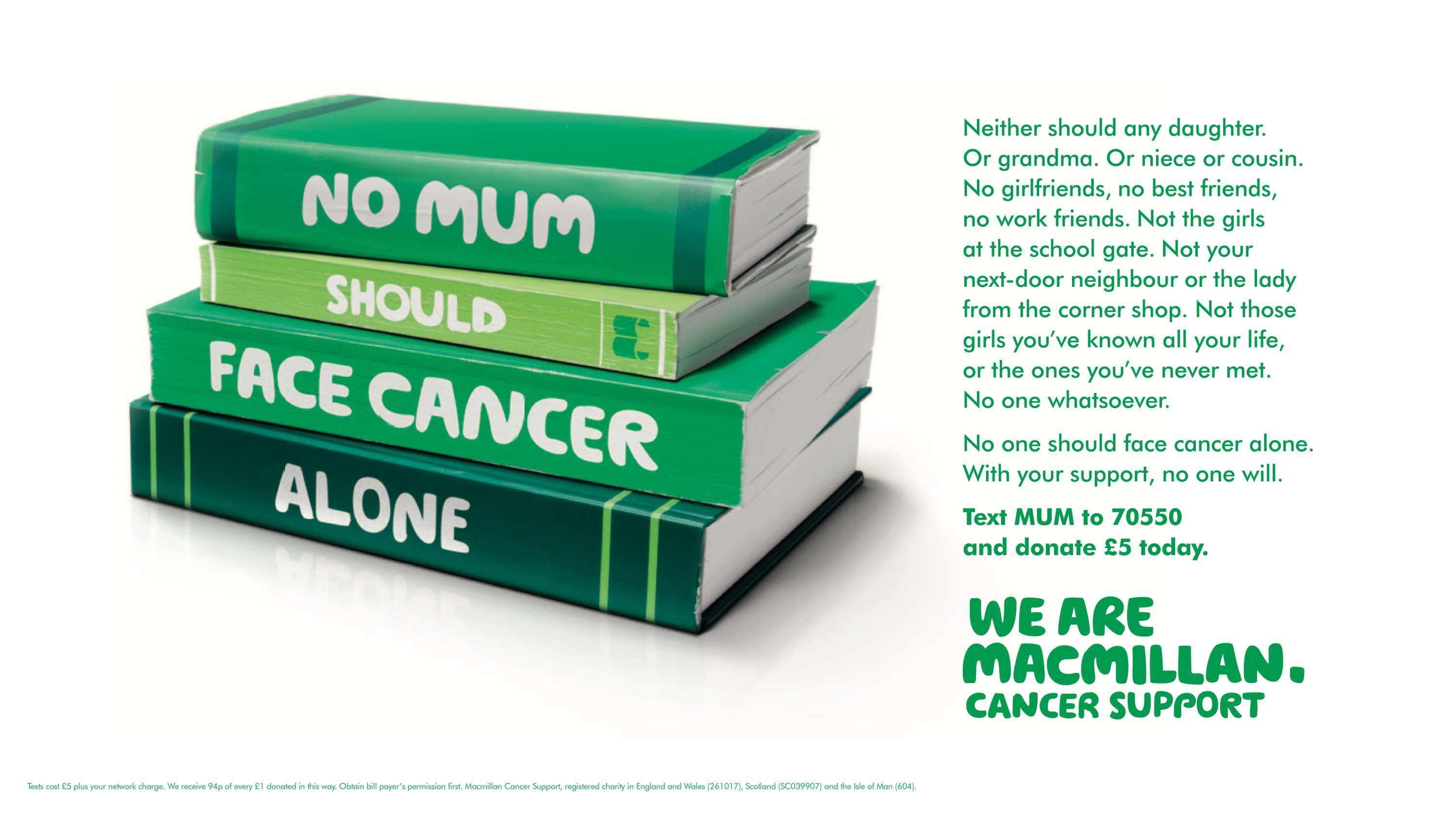 Macmillan - Not Alone by Andy McDonald