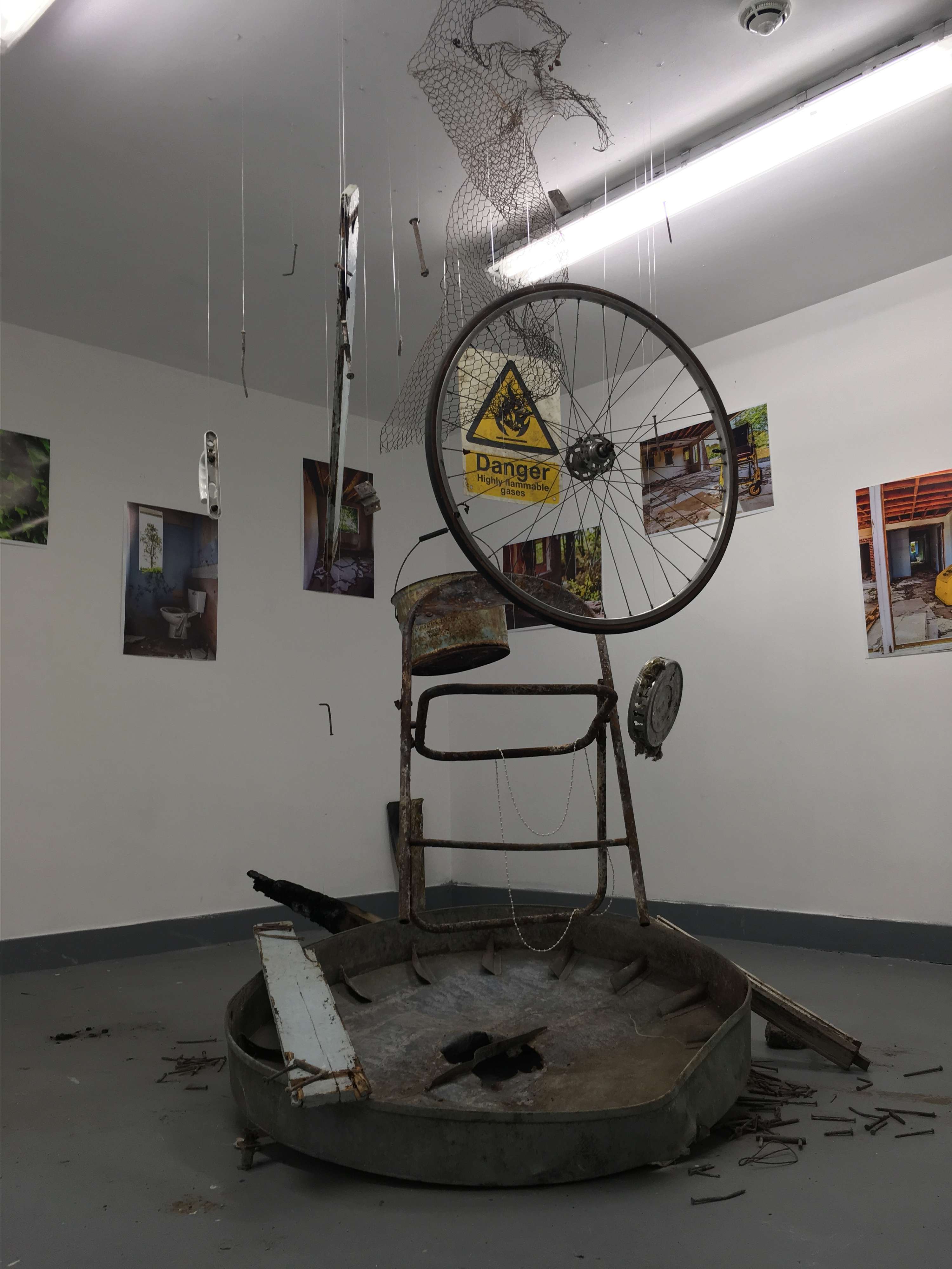 Stuck in Time - Installation by Ellie Summers
