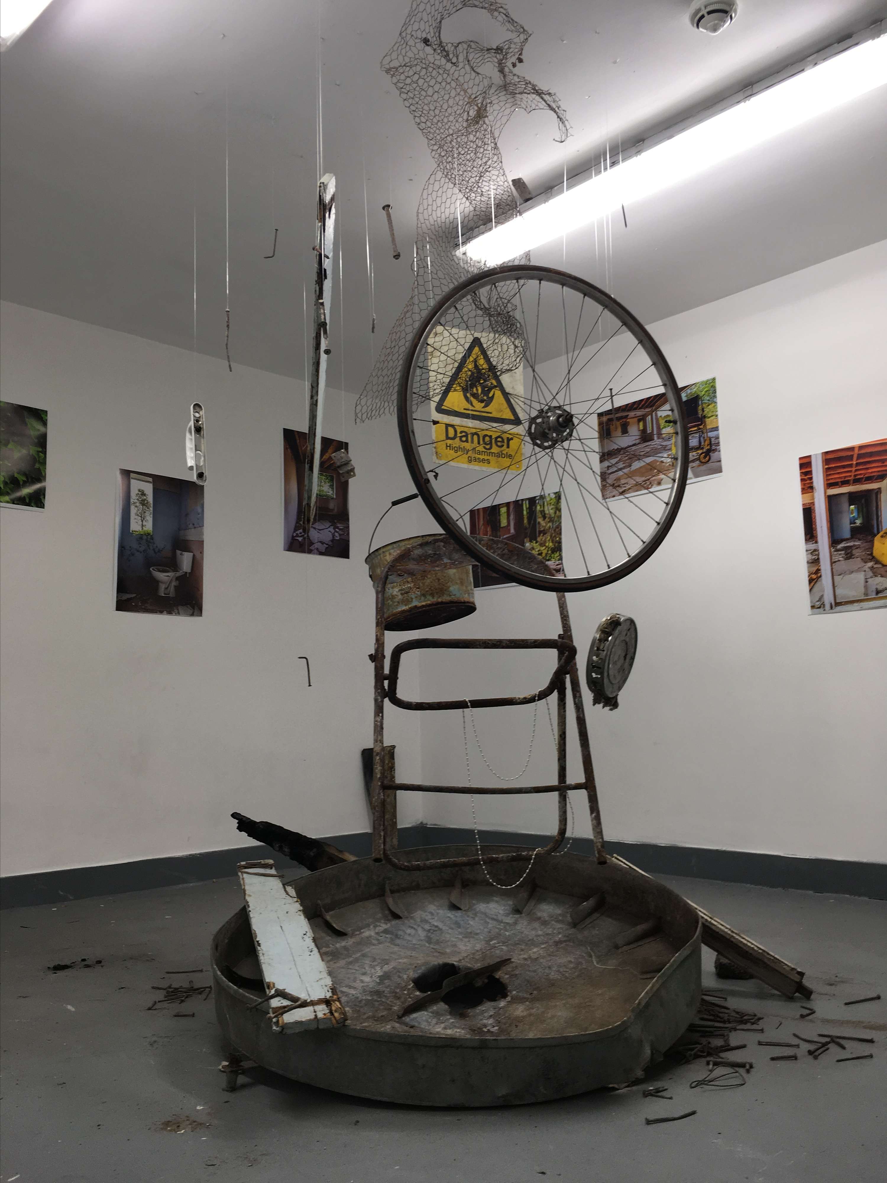 Stuck in Time - Installation by Ellie Summers