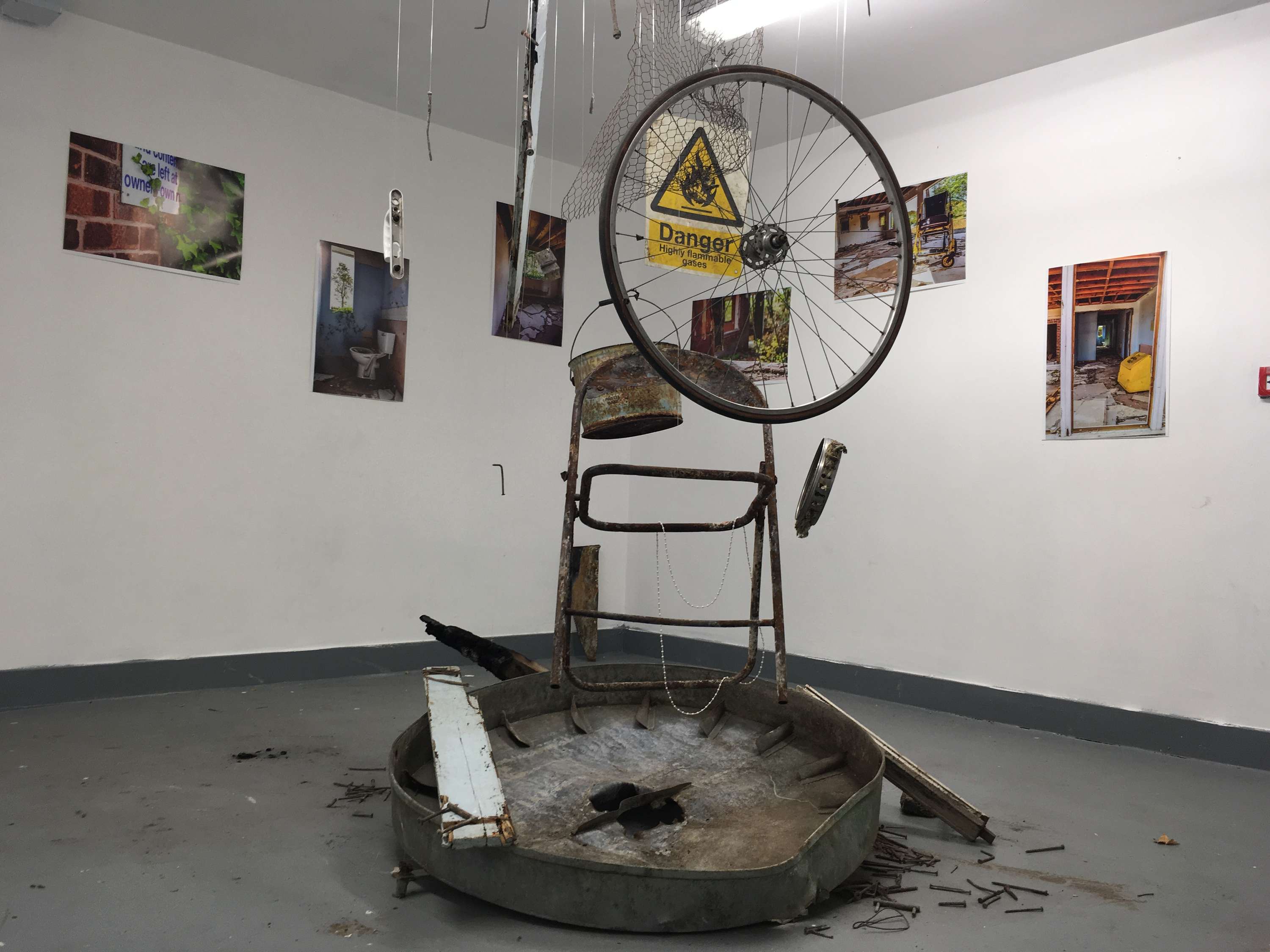 Stuck in Time - Installation by Ellie Summers