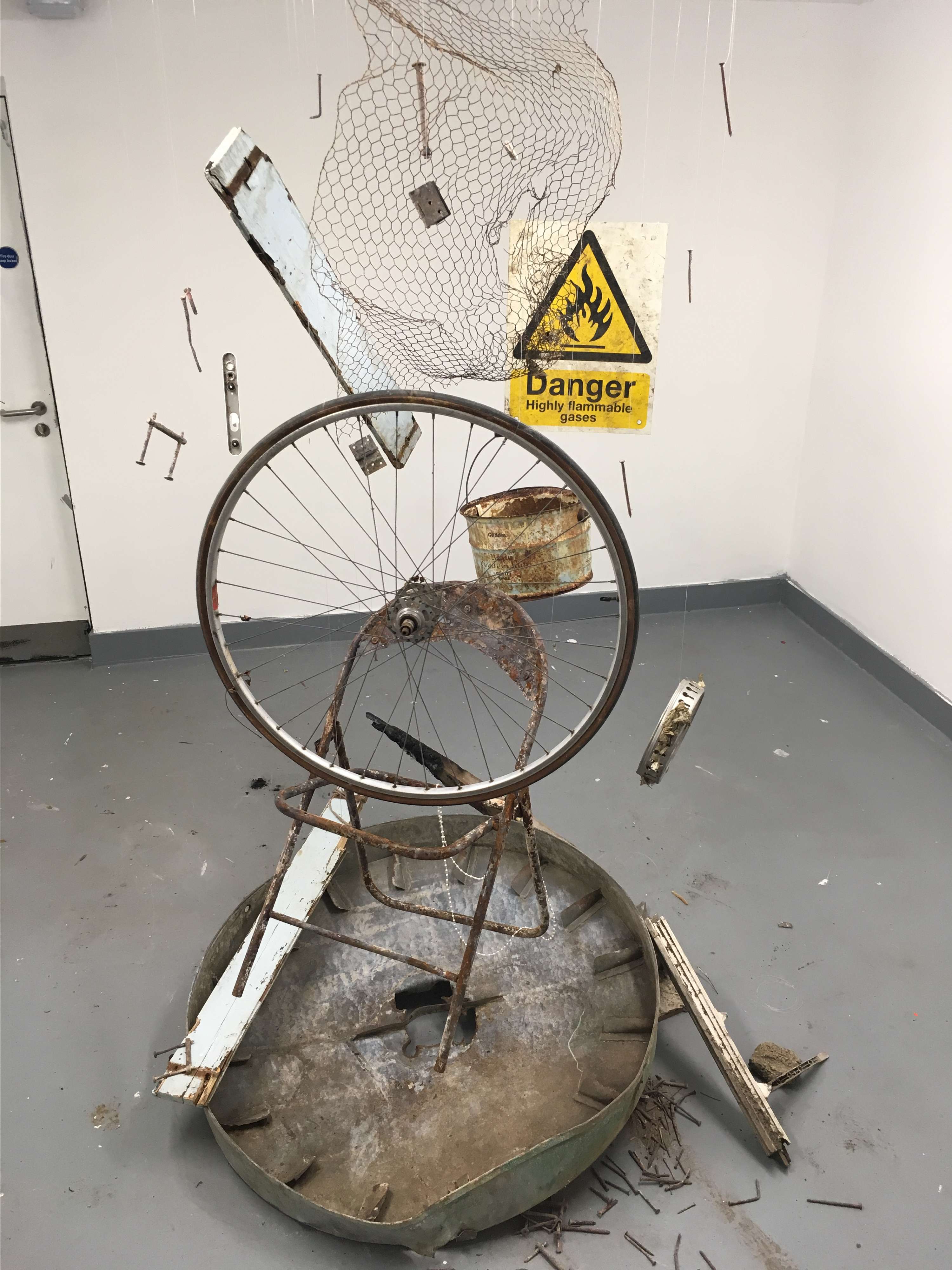 Stuck in Time - Installation by Ellie Summers