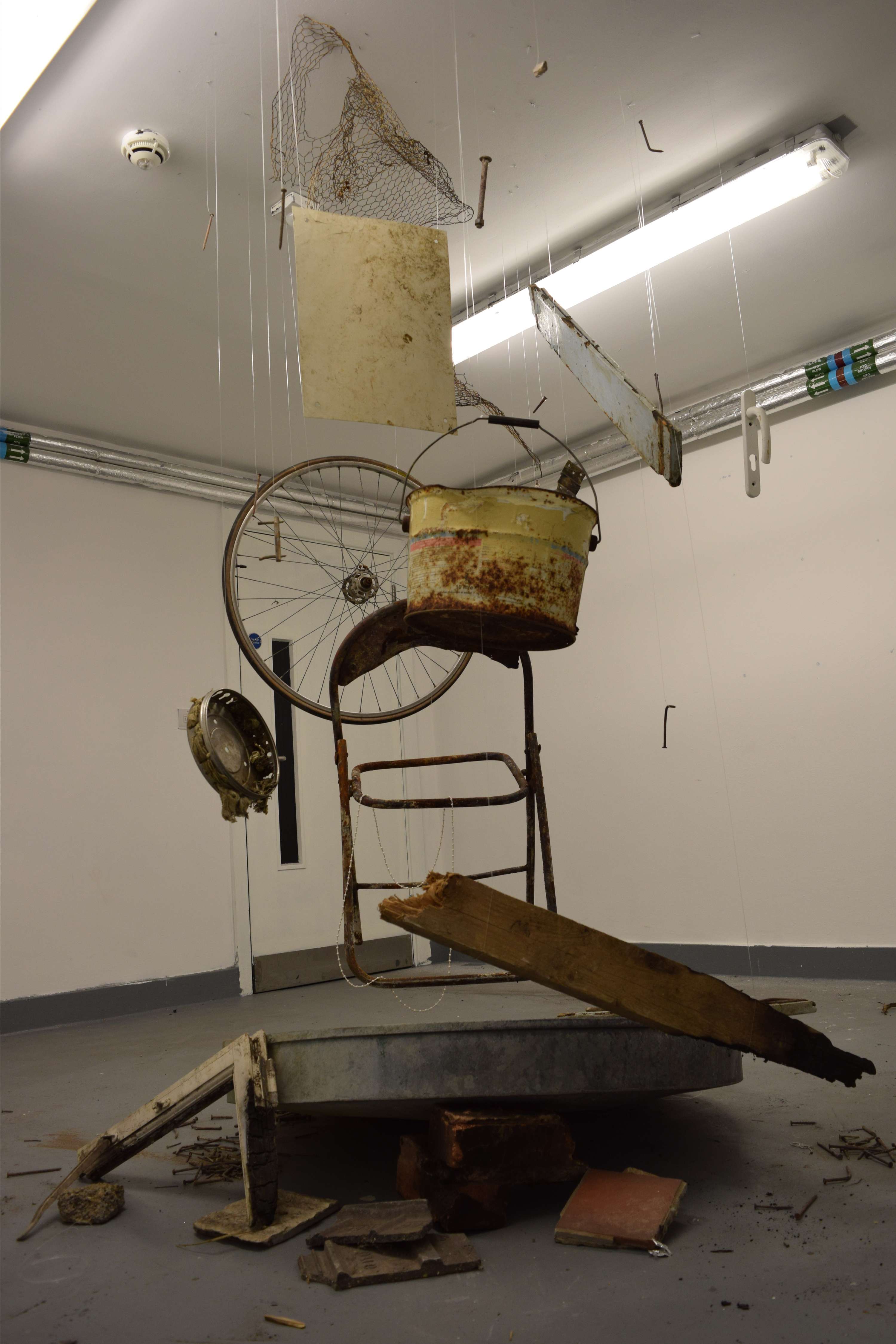 Stuck in Time - Installation by Ellie Summers