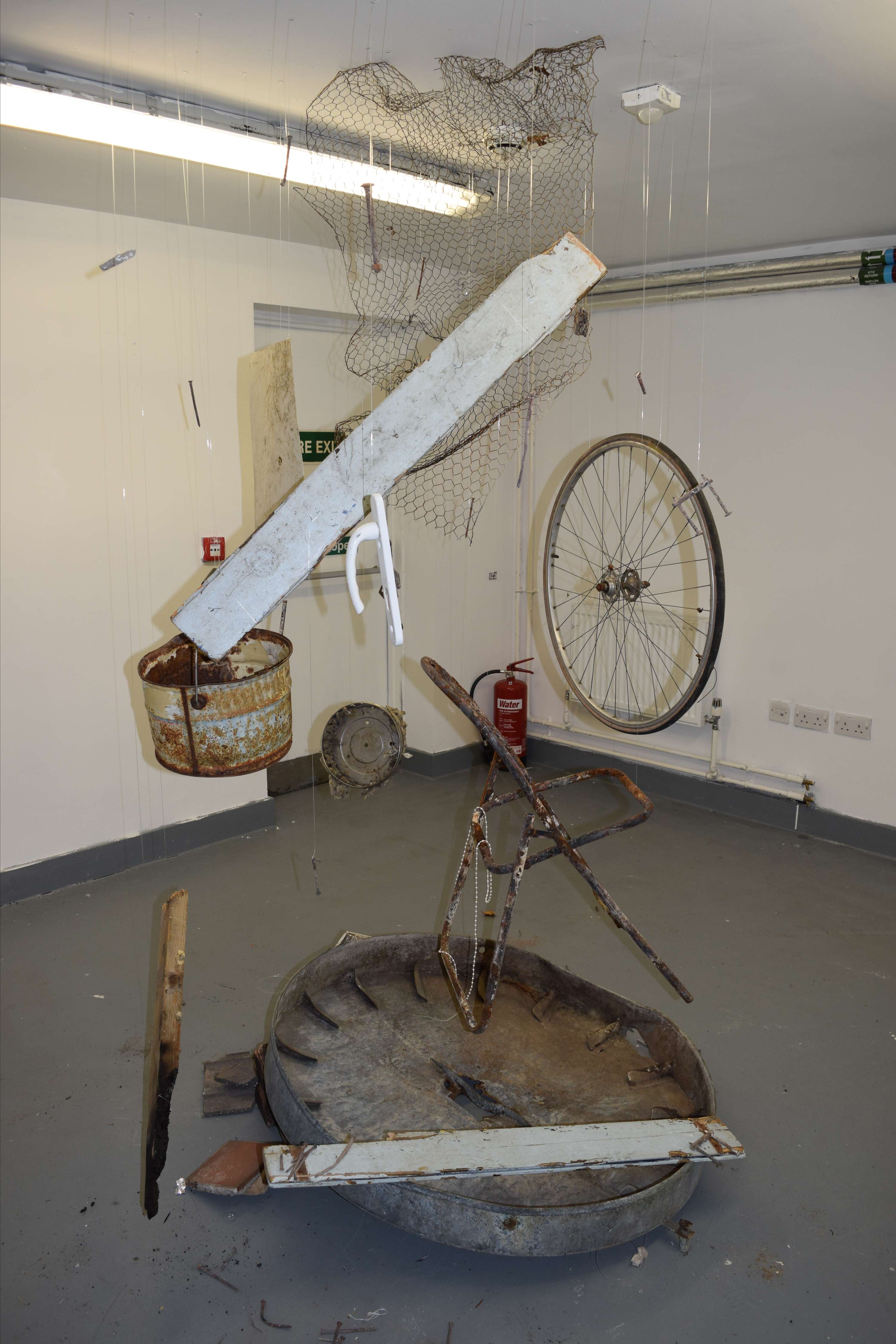 Stuck in Time - Installation by Ellie Summers