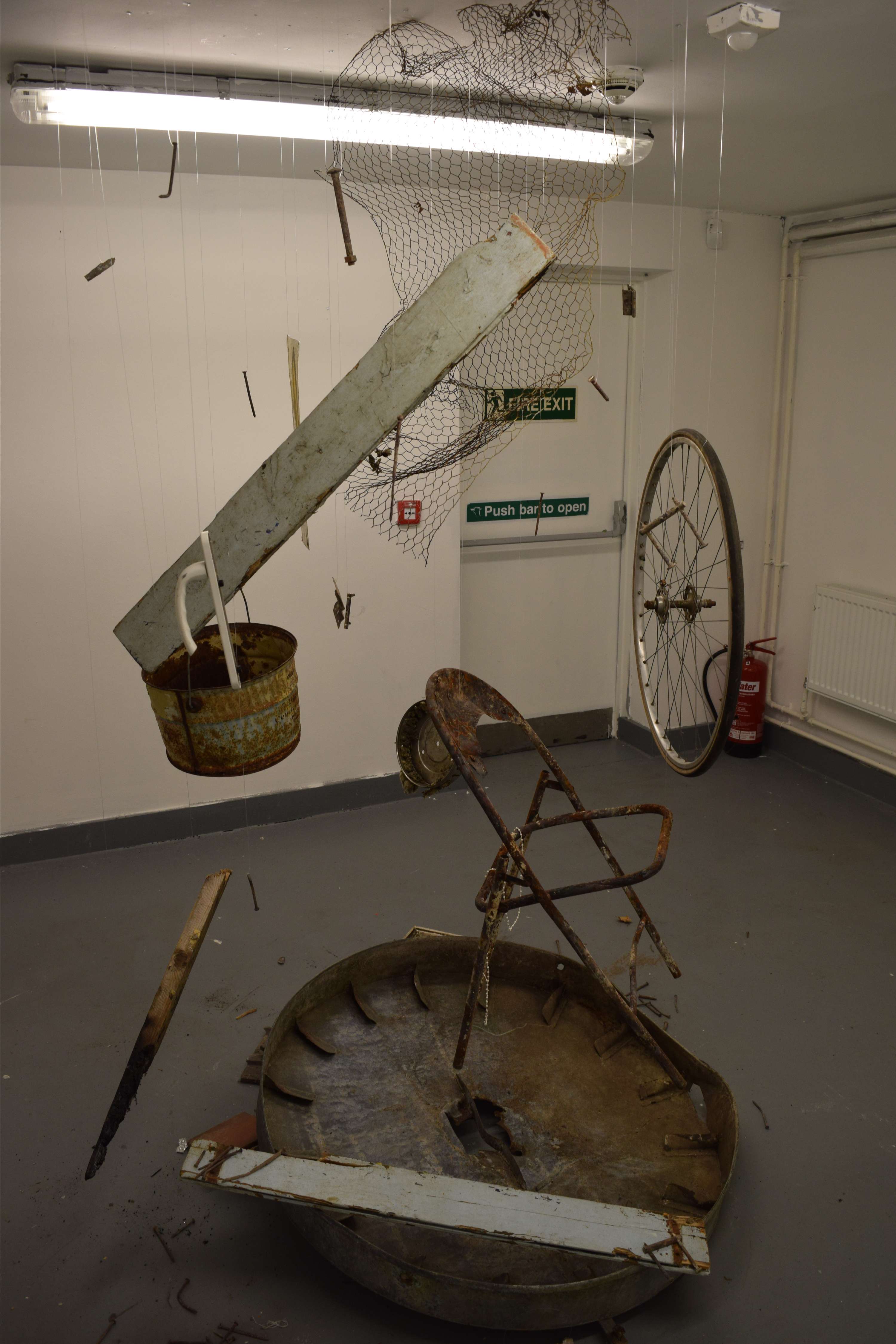 Stuck in Time - Installation by Ellie Summers